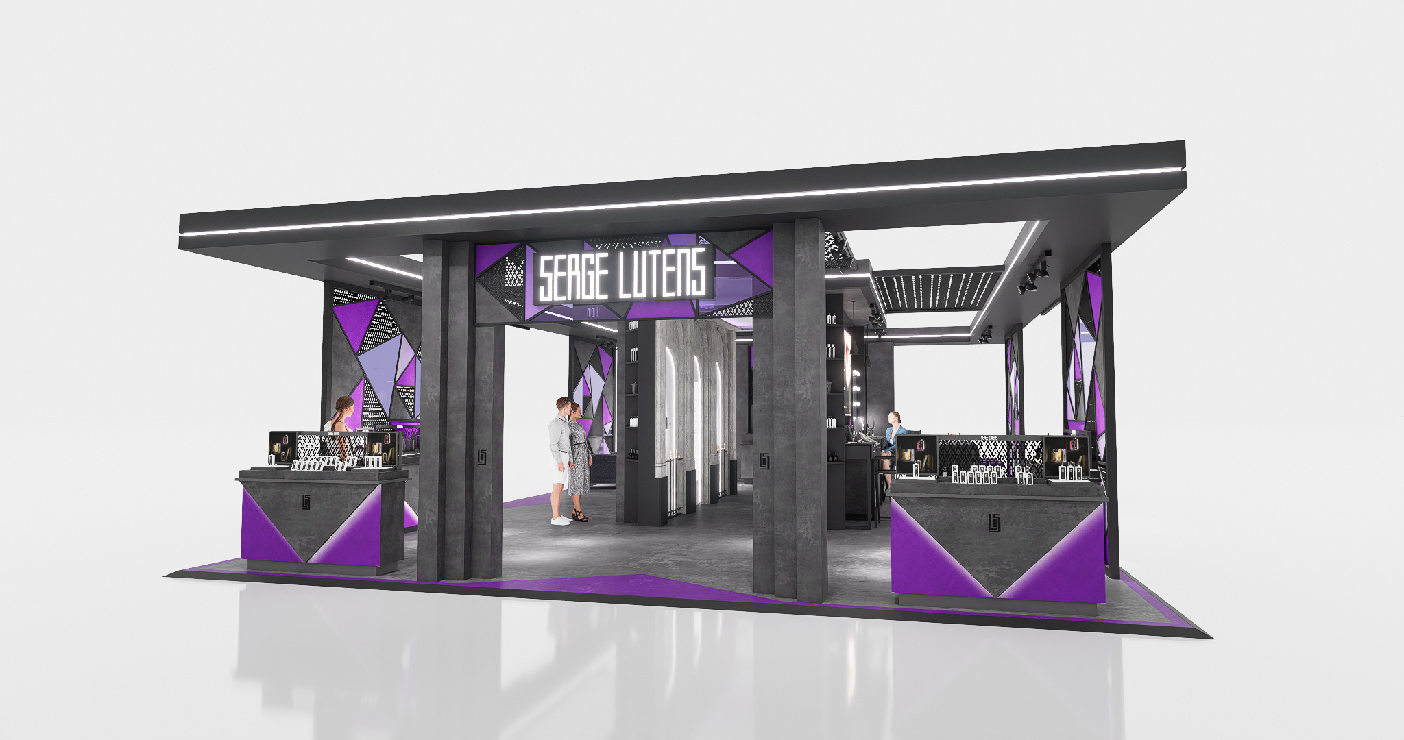 Serge Lutens期間限定店「記憶情感圖書館」。