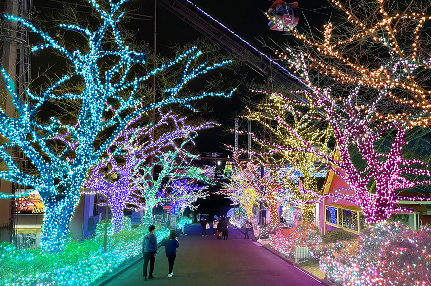 東京讀賣樂園寶石點燈超有節日氣氛!