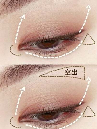 打底色畫滿眼窩及下眼瞼。