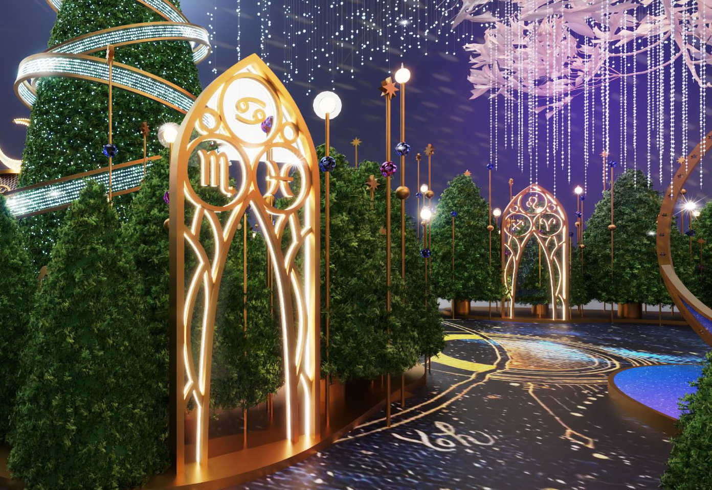 YOHO MALL x 冬日呈獻沉浸式光影星願之旅 - 「星語夜」