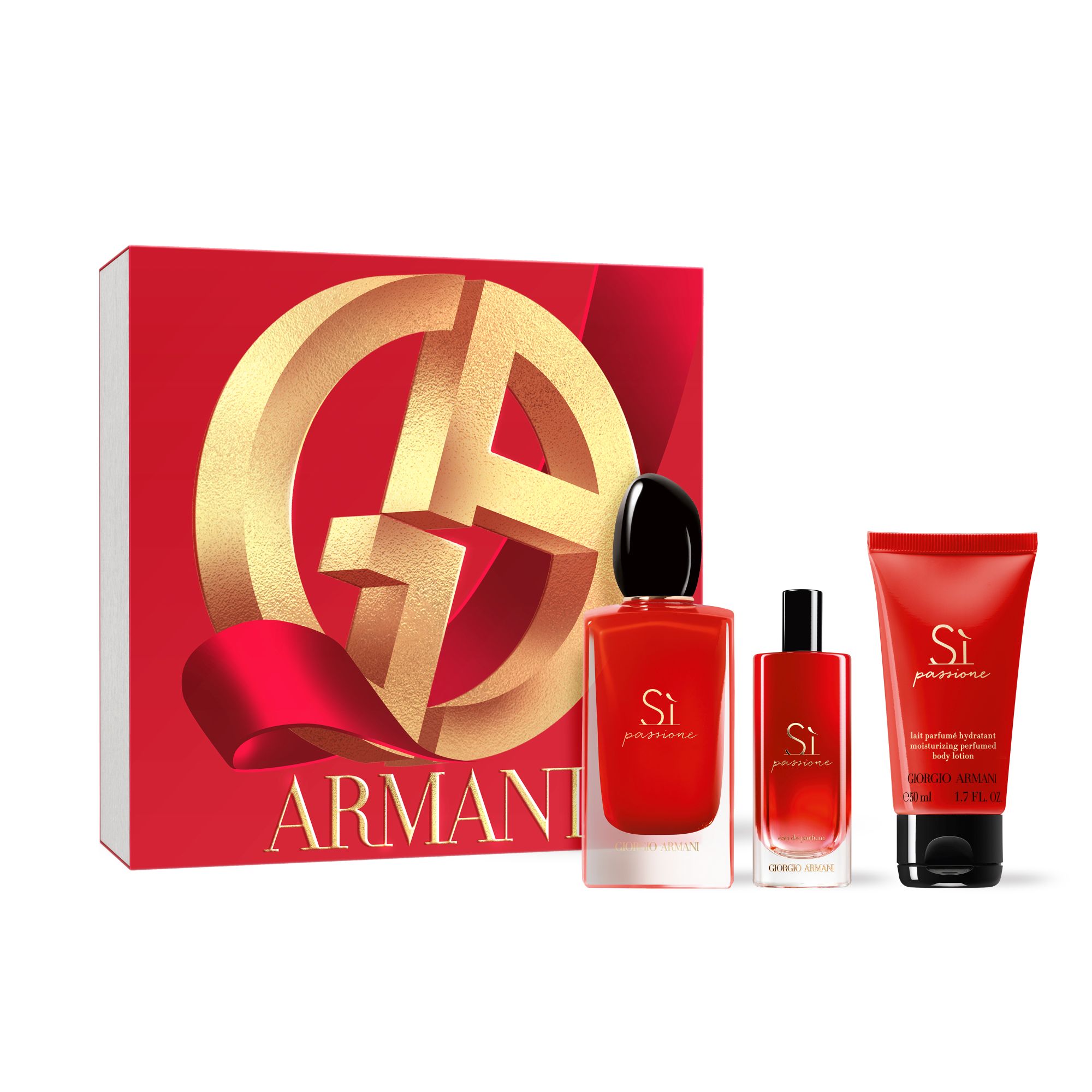 ARMANI beauty SÌ Passione香水及潤膚乳聖誕限定套裝 $1,630
