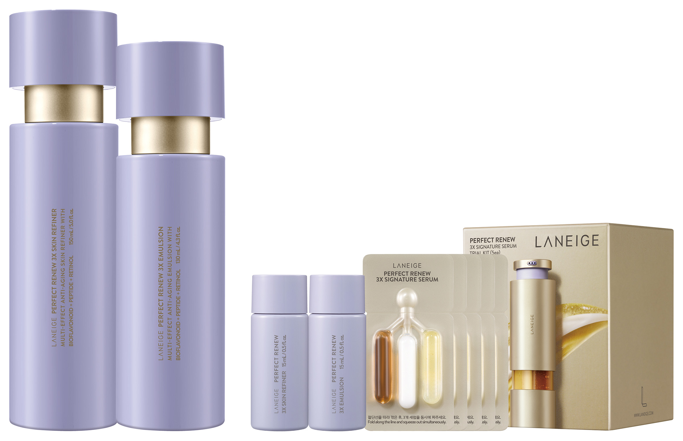 LANEIGE 緊緻塑顏3X修護套裝 $750 (價值:$995)