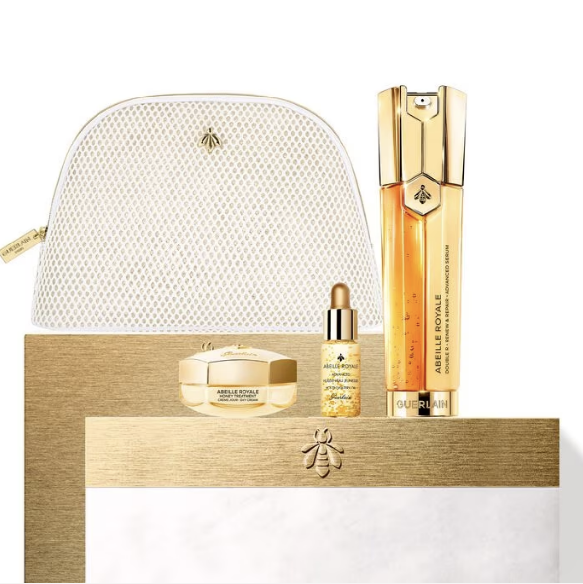 Guerlain 殿級蜂皇升級版再生修護雙效精華抗老套裝 $1,825