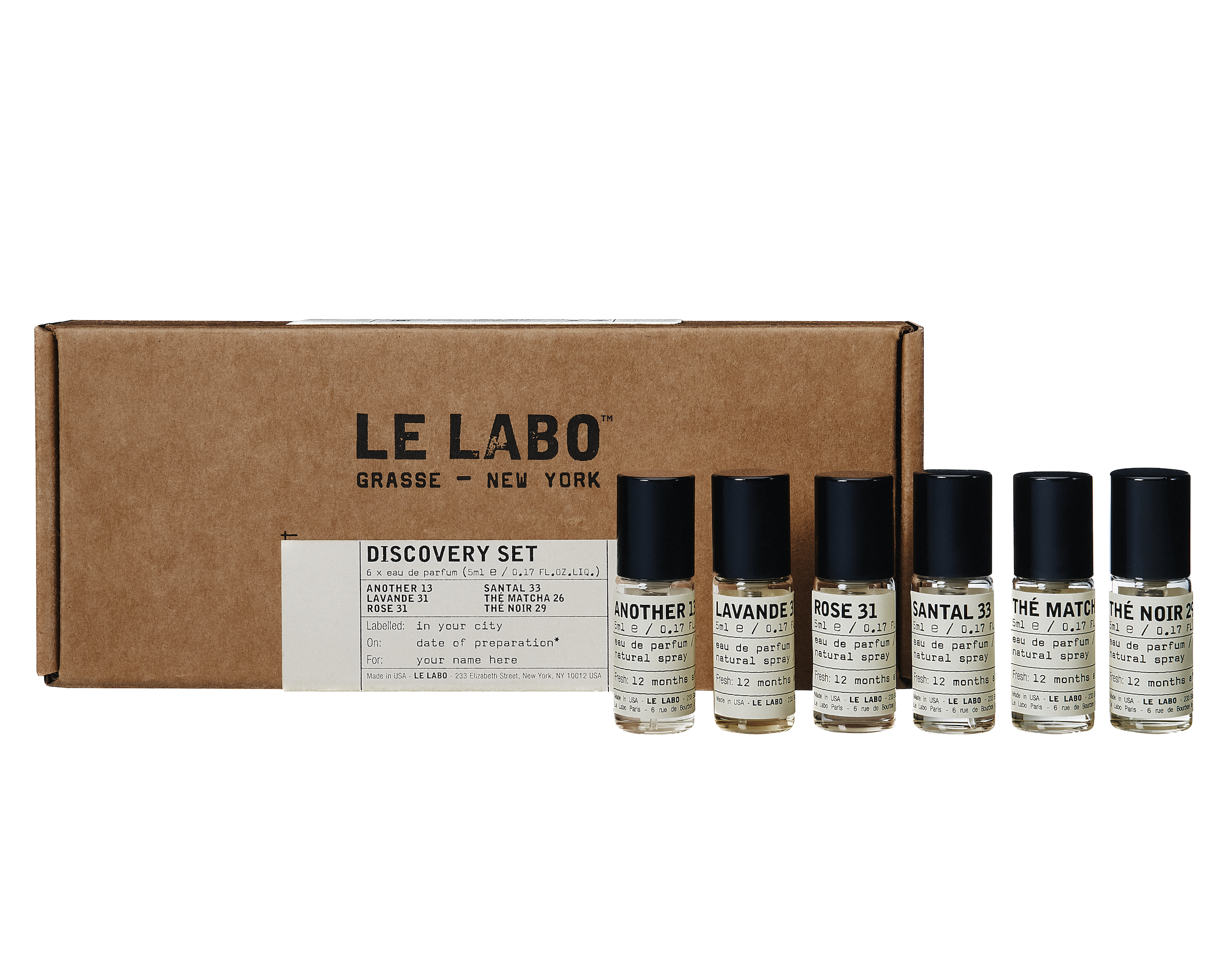 Le Labo 限量版6X5ml香氛DISCOVERY SET $1,000