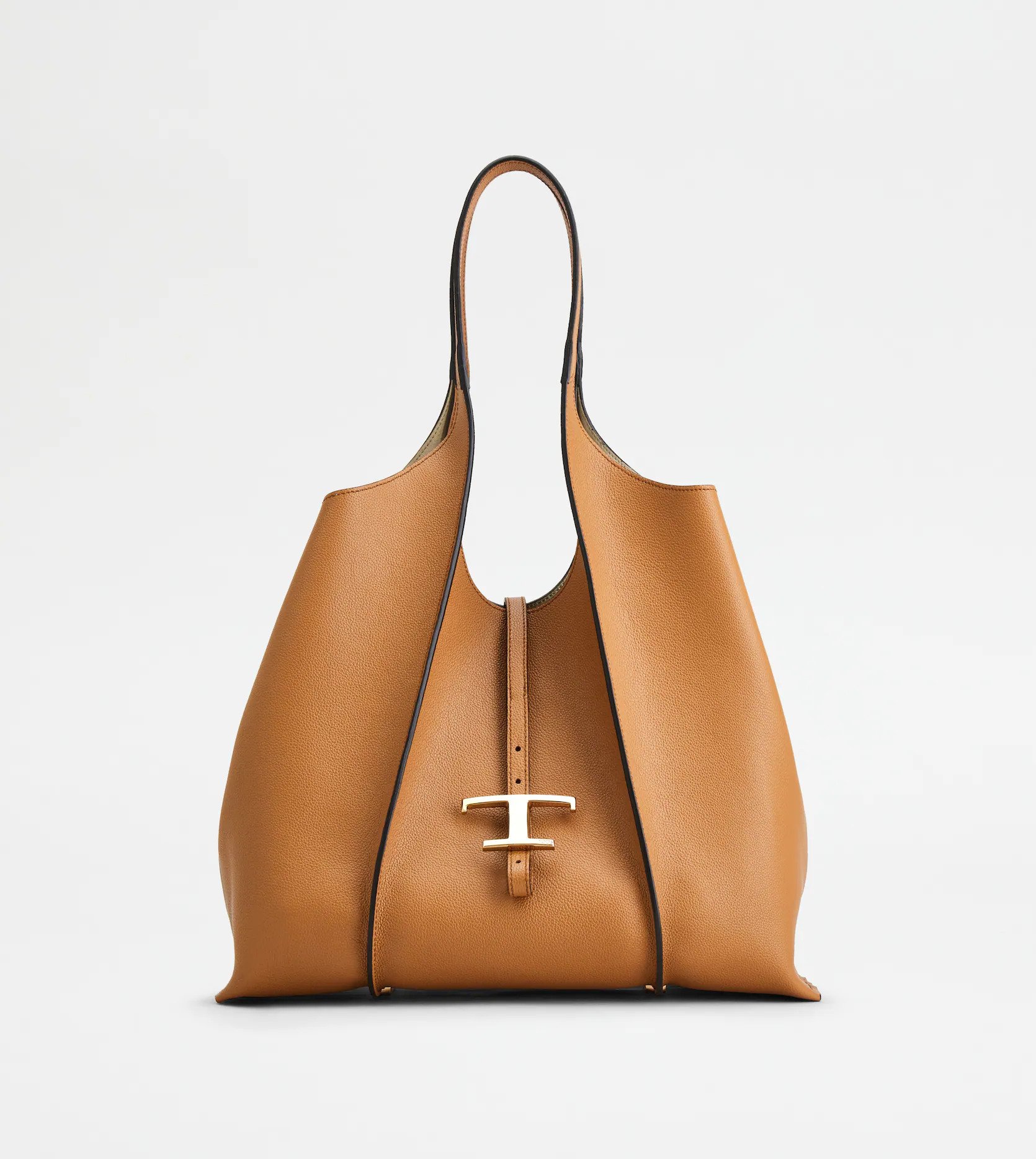 Tod's T Timeless 中号皮革购物手袋