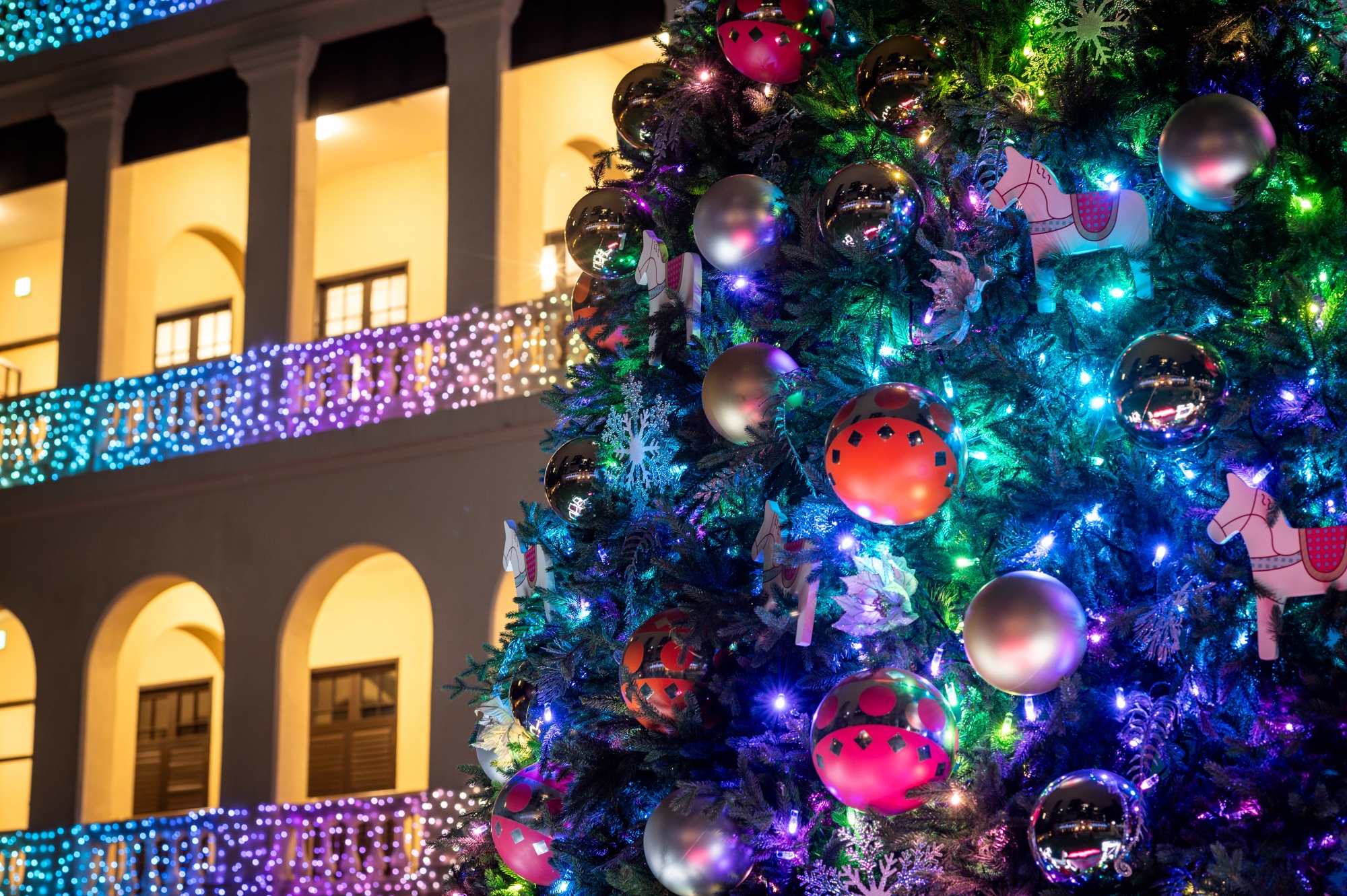 今個聖誕,大館搖身一變成為彌漫歡樂氣氛的聖誕遊樂場