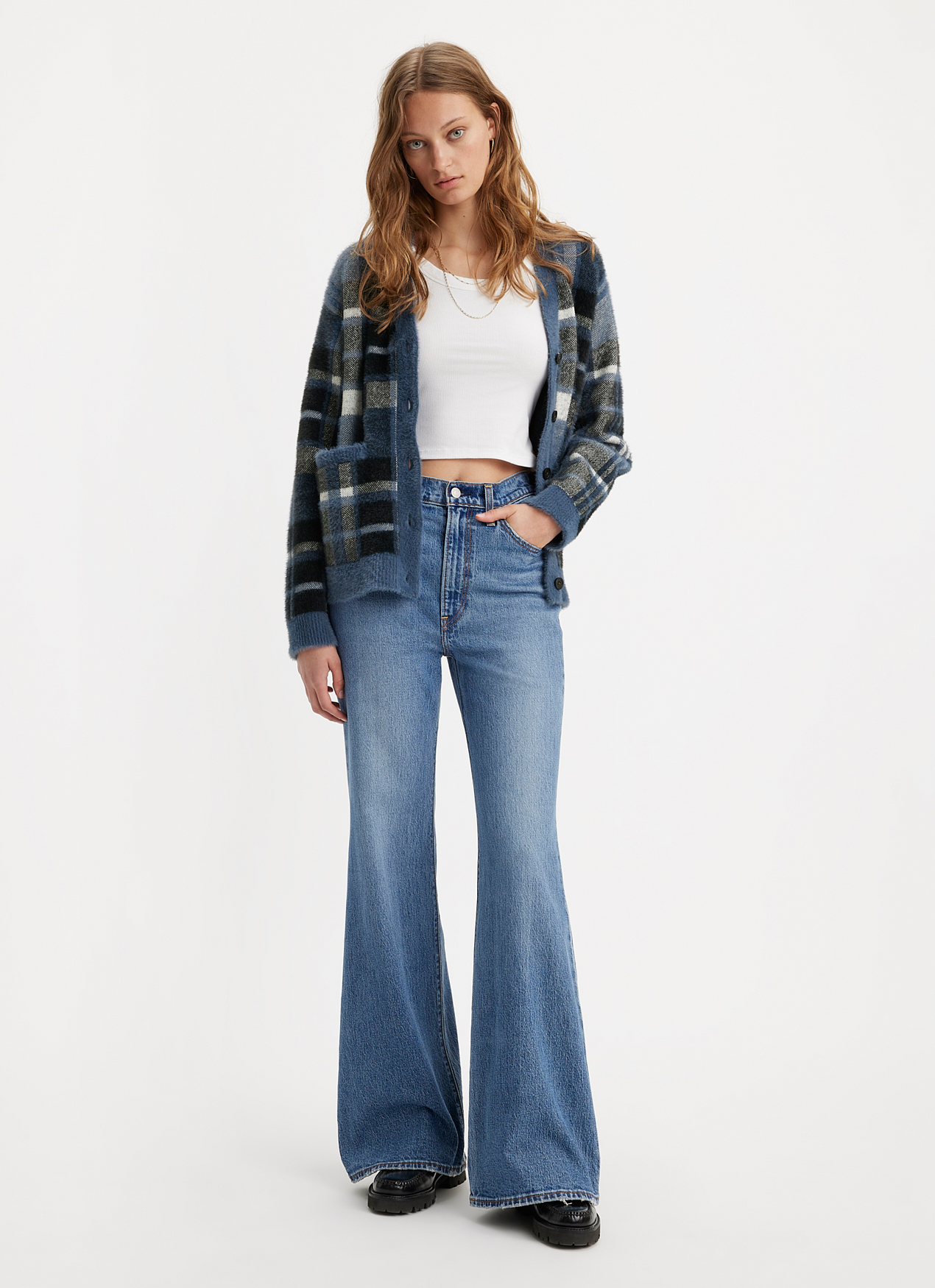Levi’s® Ribcage Bell 超高腰喇叭牛仔褲 HK$999