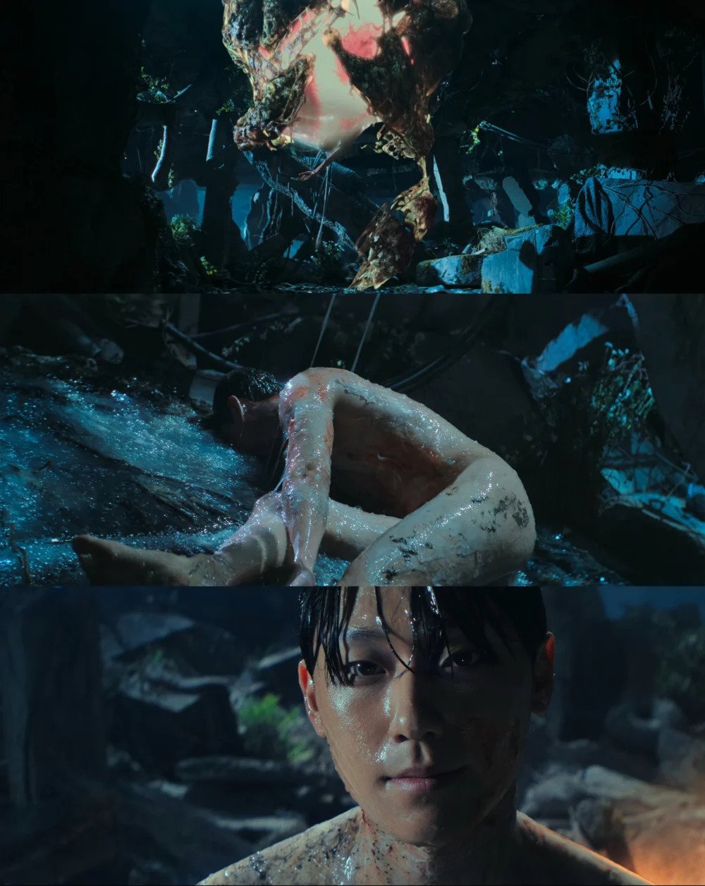 在第二季結局時，李到晛在地底下被孵化出來，破繭而出。