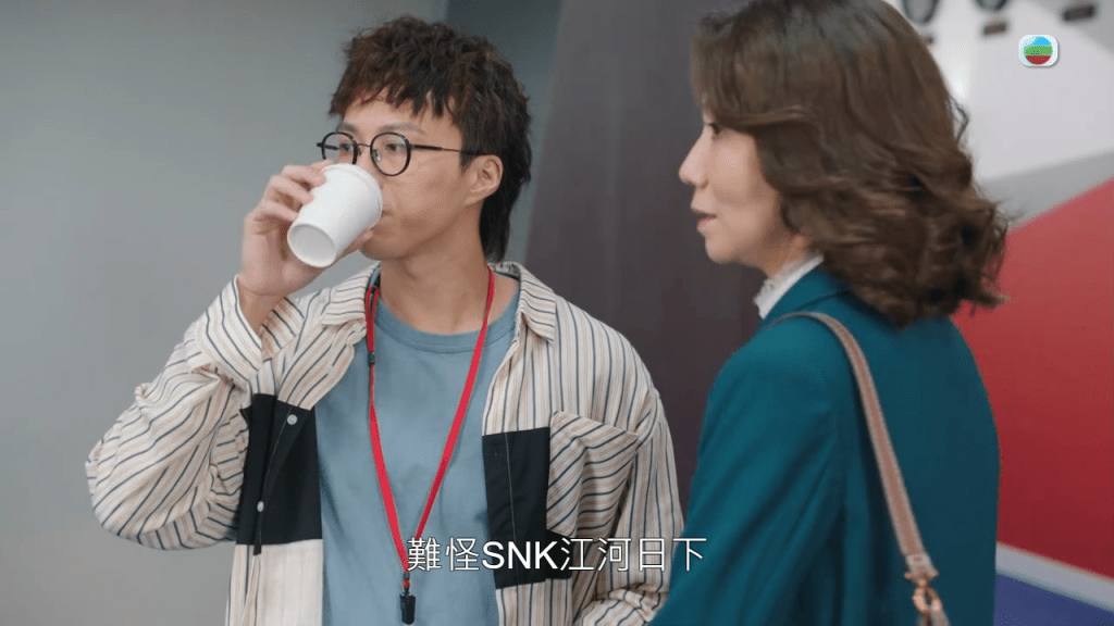 初登場的車婉婉可謂氣勢強勁,一出場已經寸爆PM(吳業坤 飾)。