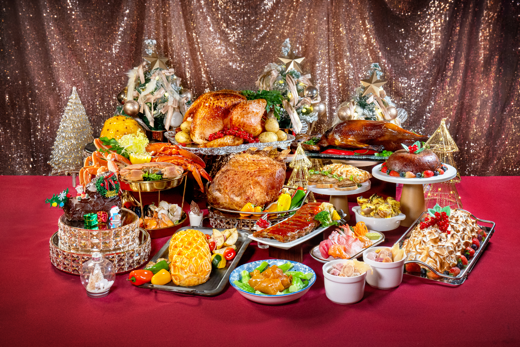 Le Menu今個聖誕節將呈獻全新節日主題自助餐「華麗盛宴．自助晚餐 - 龍蝦．花膠．佛跳牆」