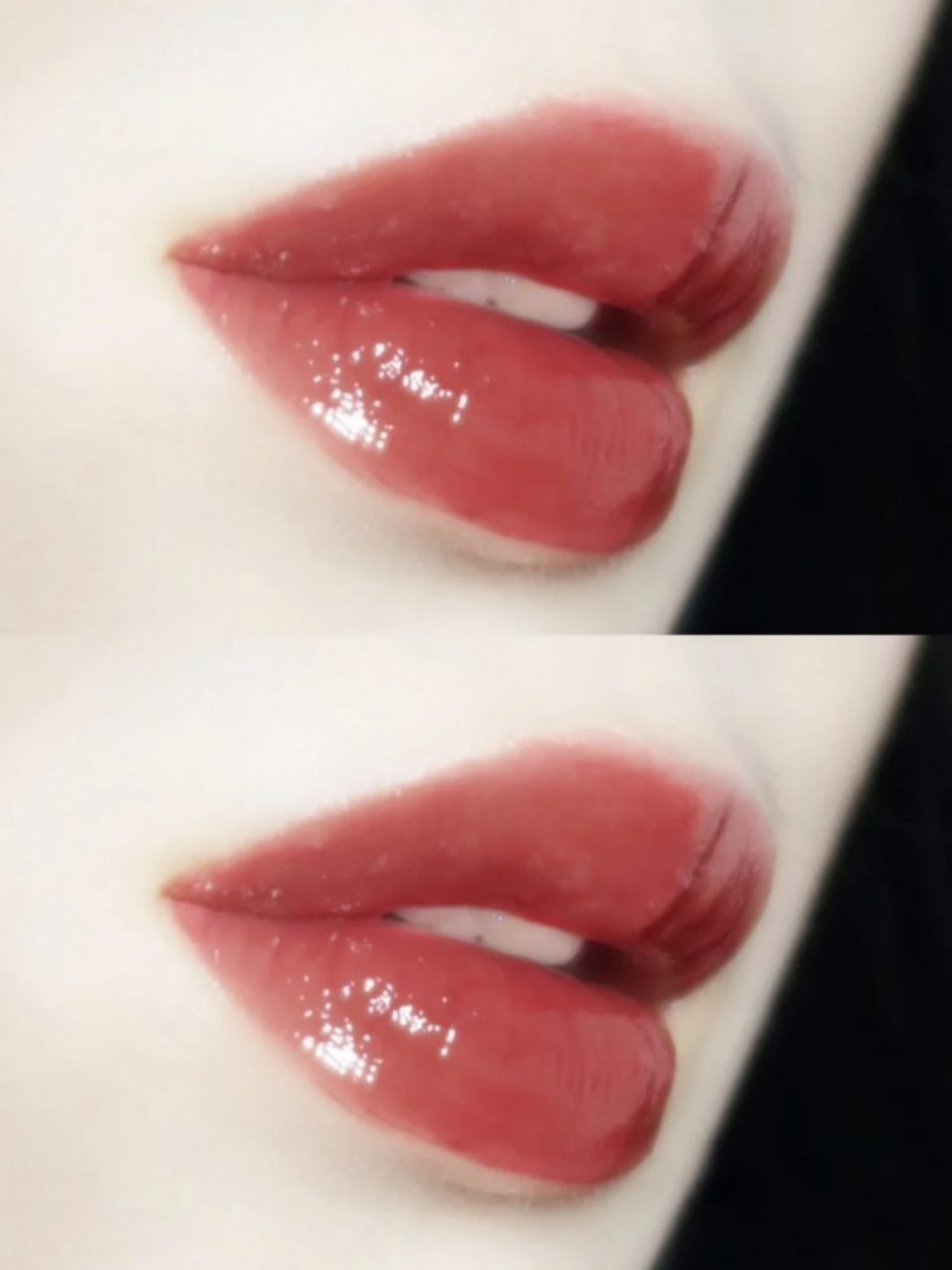 打造霧面唇妝不顯唇紋。