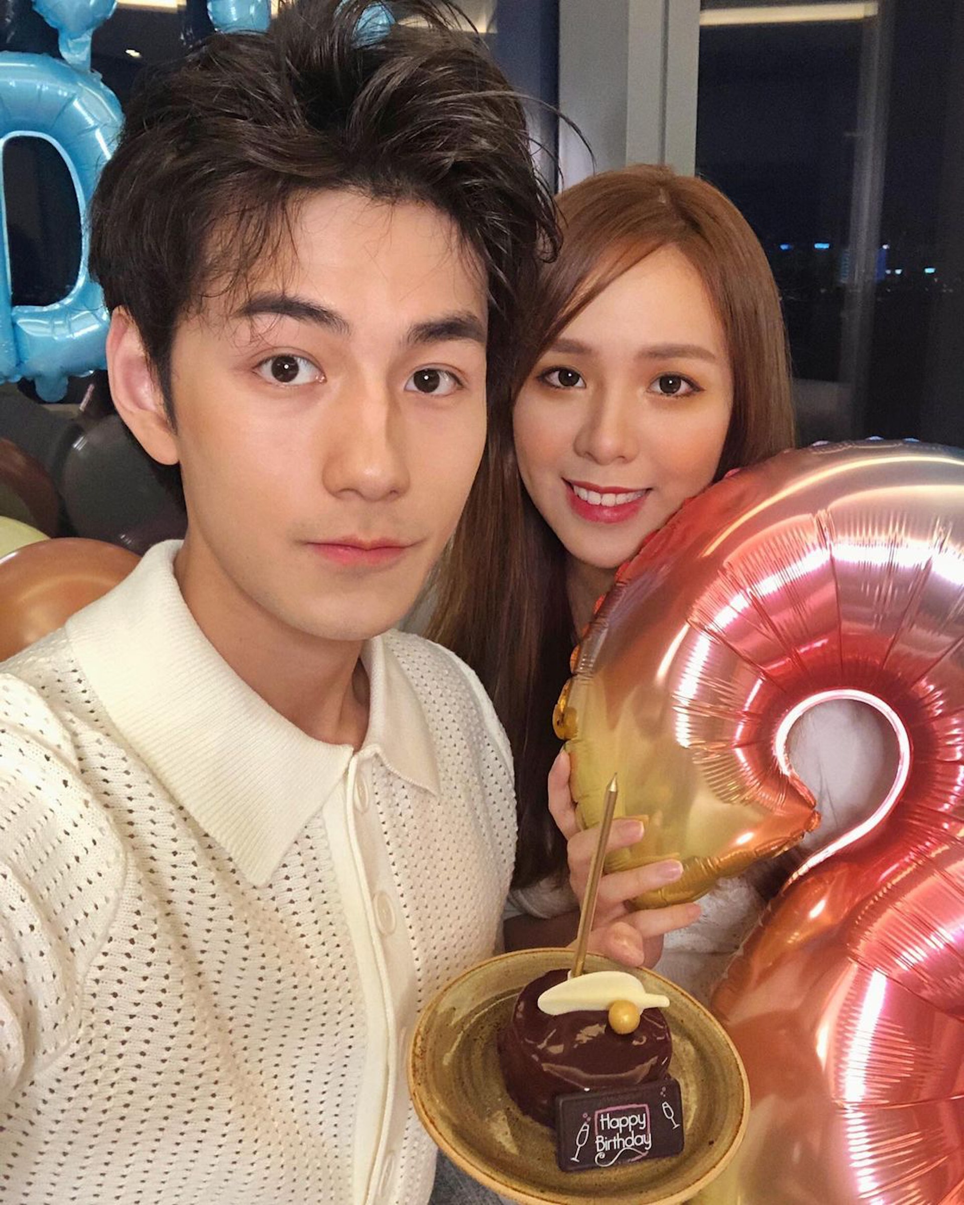 Jeffrey 魏浚笙不忘感謝經理人女友。