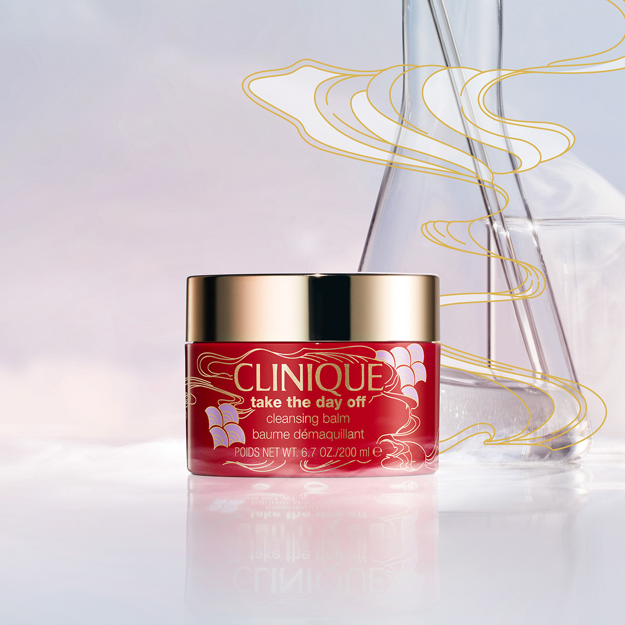 CLINIQUE 面部及眼部卸妝霜(龍年限量版)HK$405/200ml