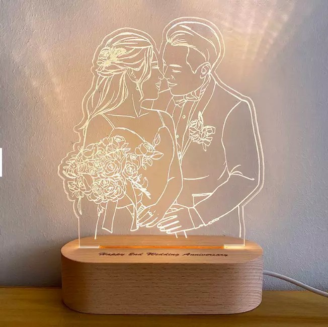 人像客製化夜燈 HK$350