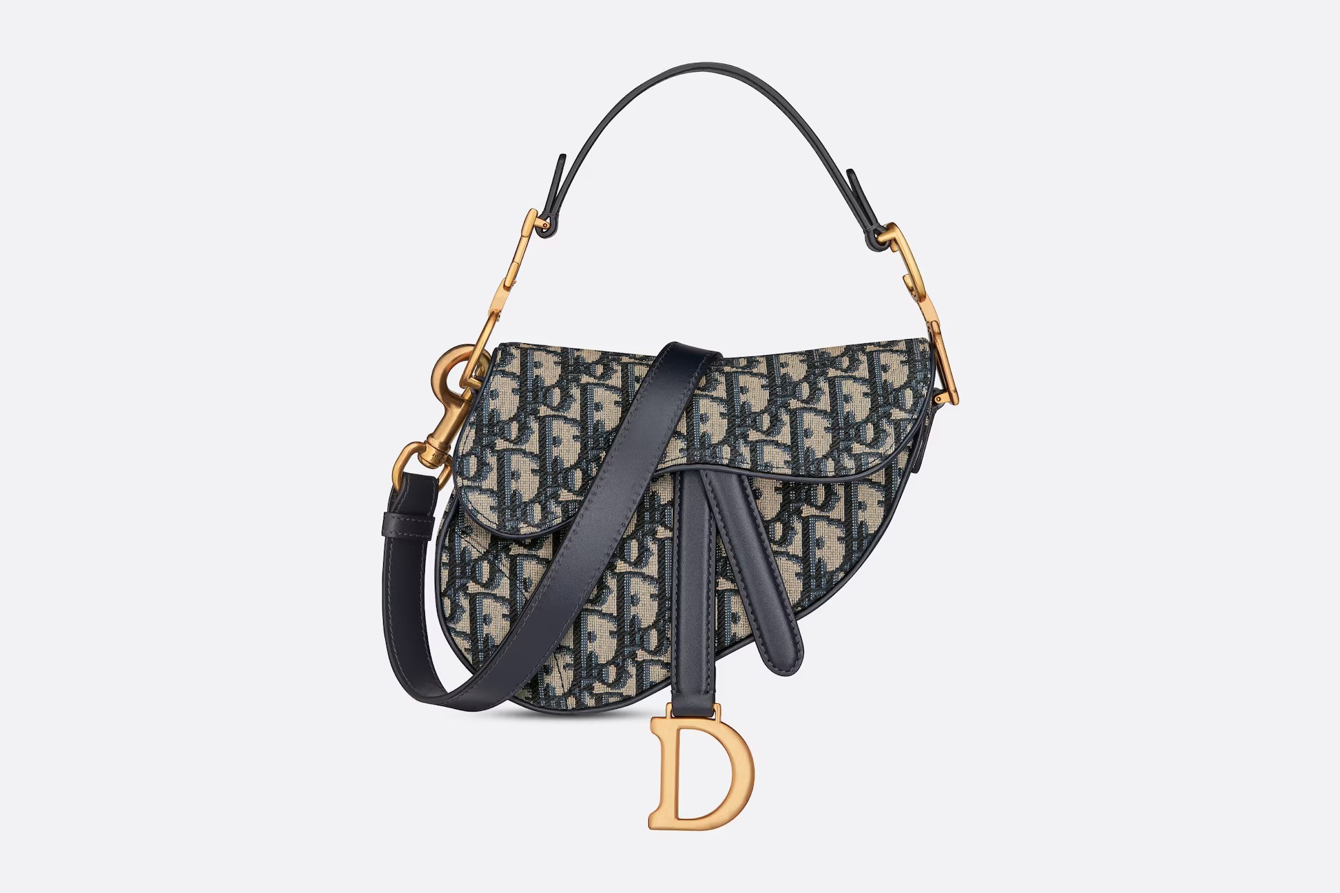 Dior 提花織布Mini Saddle bag HK$31,000