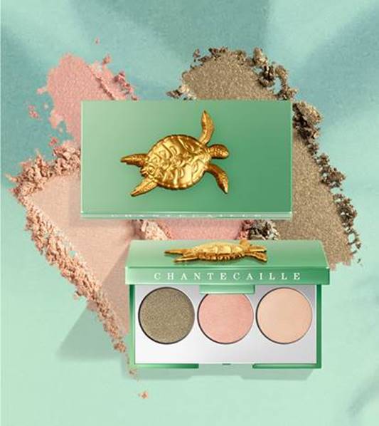 CHANTECAILLE 2024春日限量版海龜保育彩妝系列三色眼影盒 $690