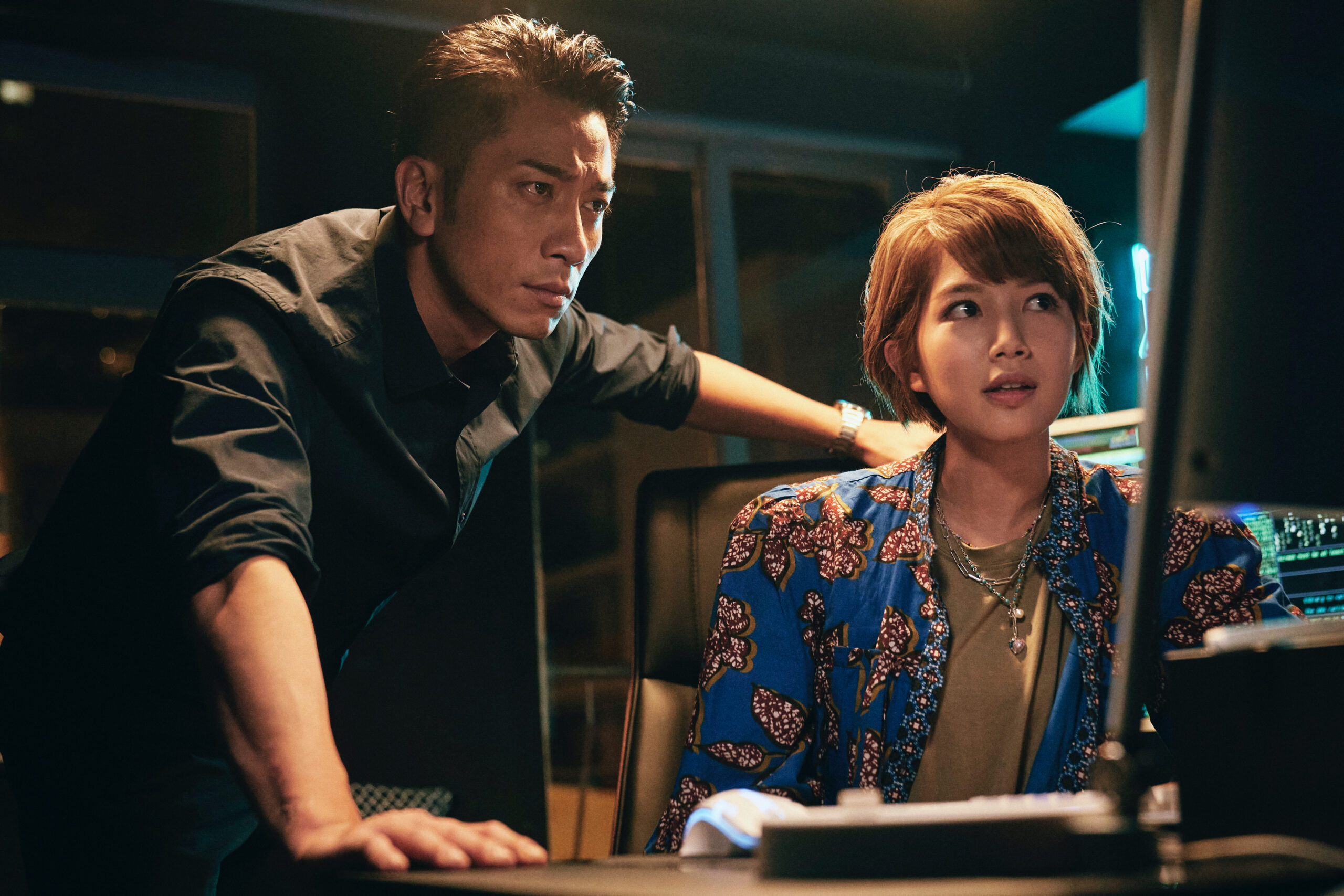 吳卓羲與蘇皓兒。