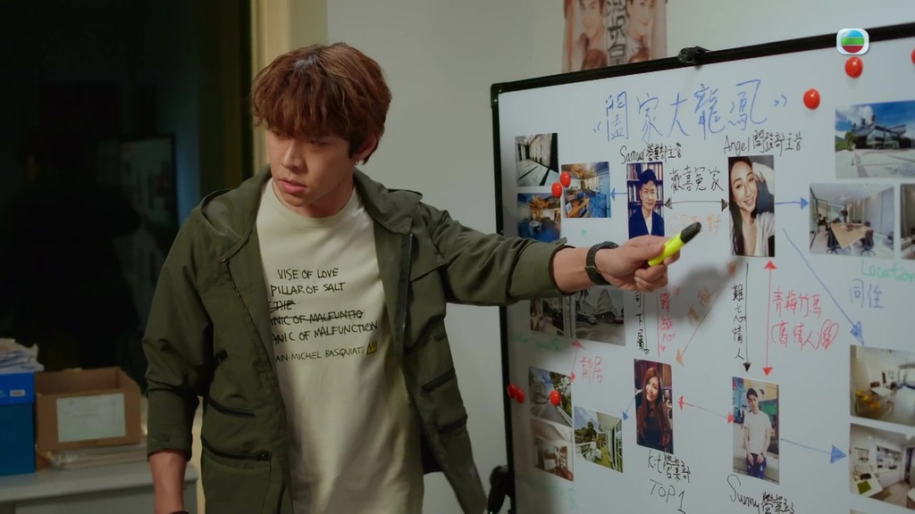 羅天宇飾演的程天暉為了理想而捱窮捱餓捱眼瞓，更因為無錢而索性不拍拖。