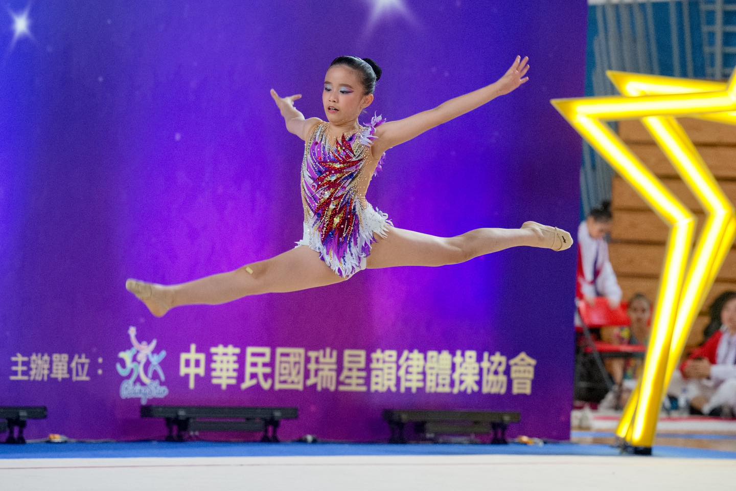 鄭淽月曾代表香港出席台灣「韻律體操國際邀請賽」