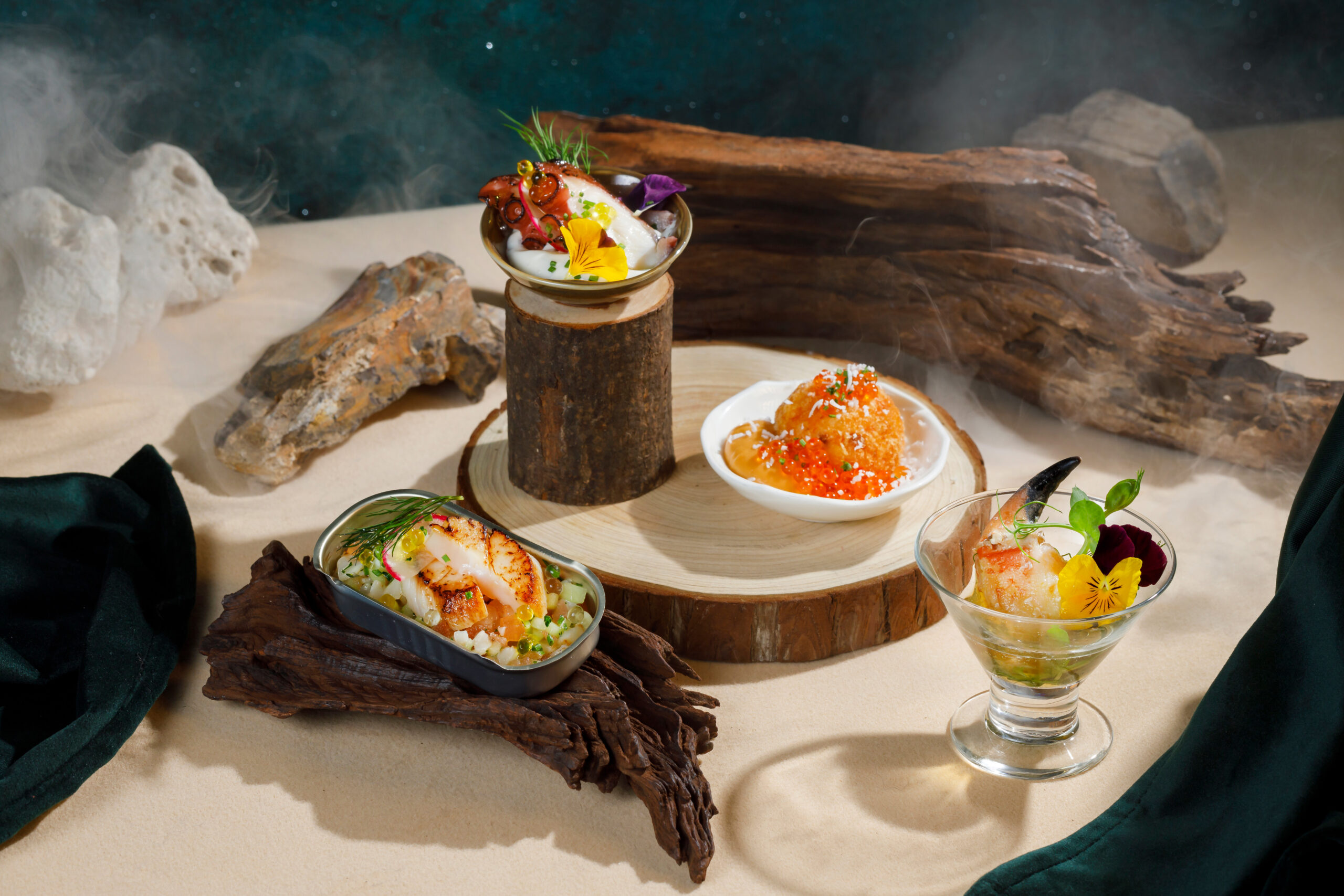 位於尖沙咀的精品酒店帝樂文娜公館與以天然低敏著名的台灣芳療品牌CHU Aromatherapy首次合作推出「夢境森林下午茶」