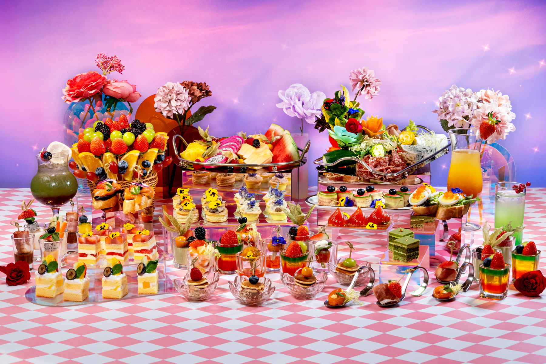 灣仔六國酒店-「果漾花語下午茶自助餐