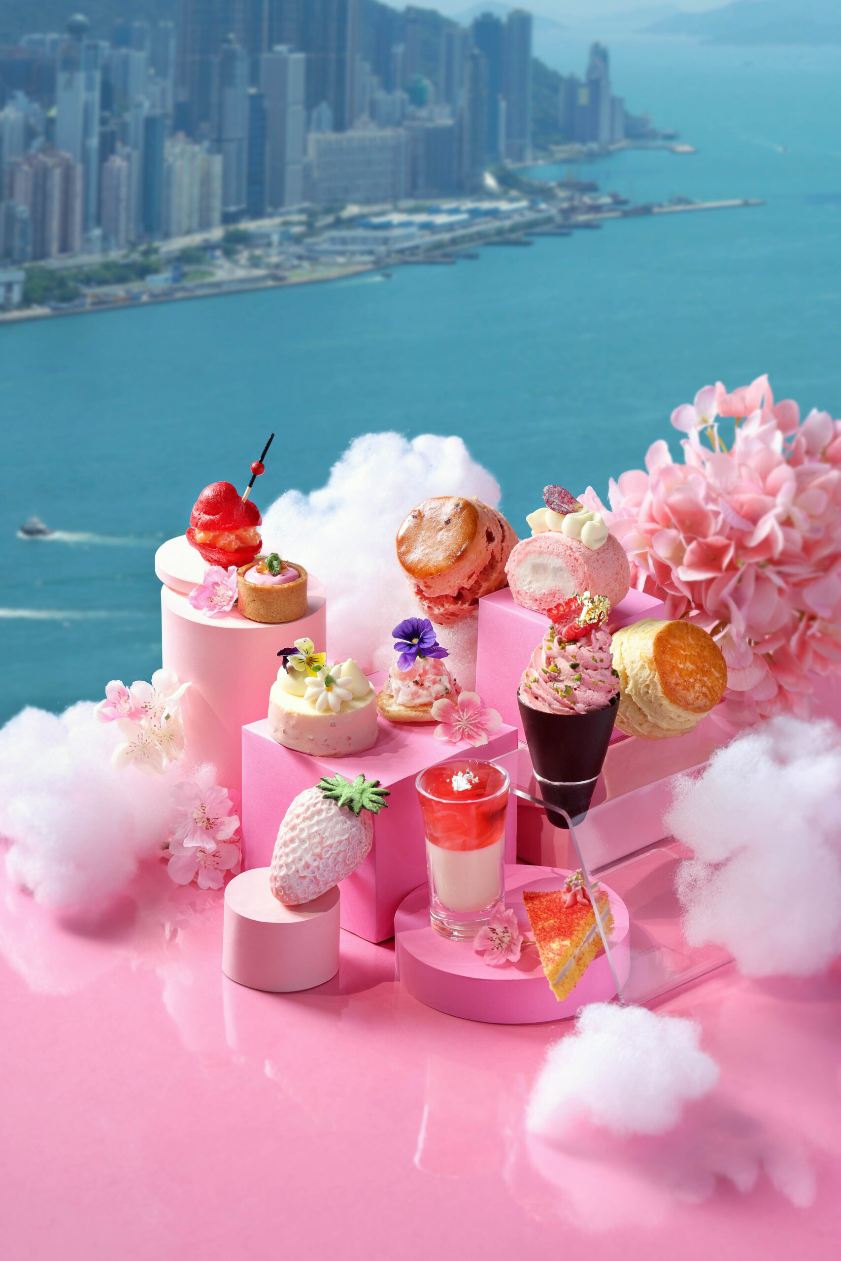 香港麗思卡爾頓酒店-「花漾粉悦下午茶」