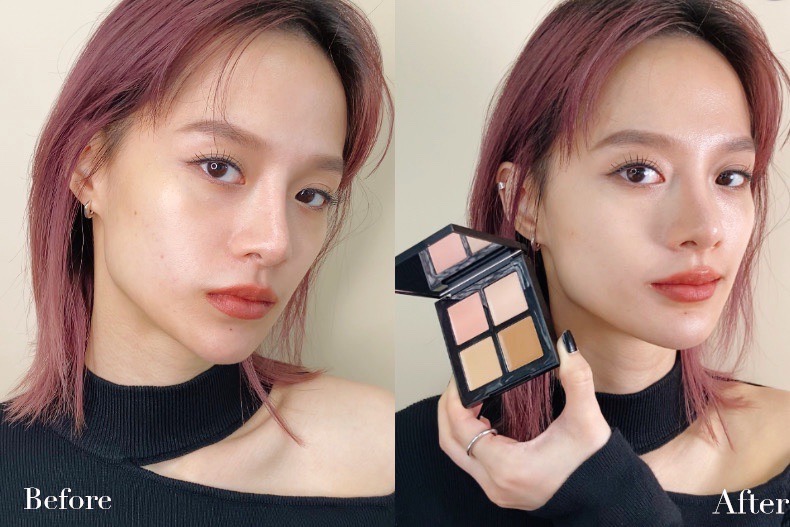 化妝師Fion親授簡單又易上手的黑眼圈遮瑕技巧。