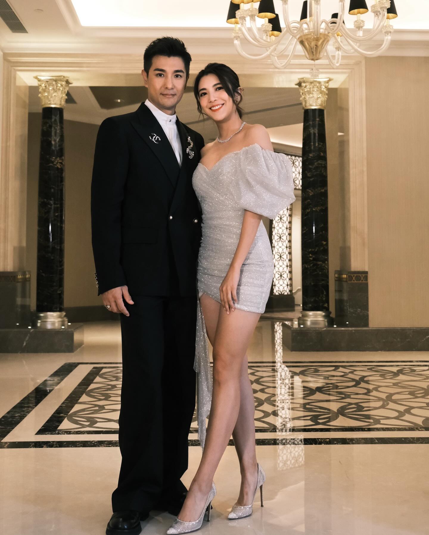 單文柔與陳展鵬在一起後便擔任對方的造型師。