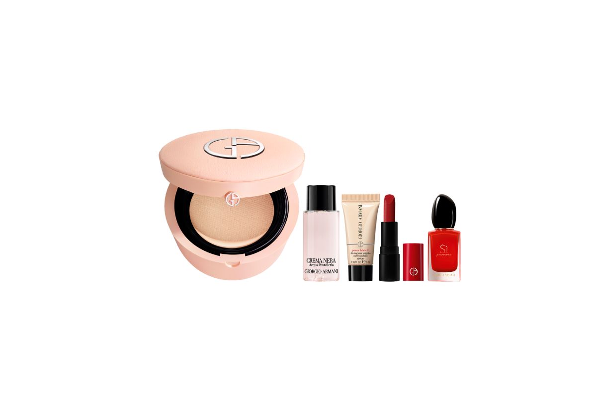 ARMANI beauty 無瑕氣墊粉底套裝 $680-$880(價值$1,253-$1,453)