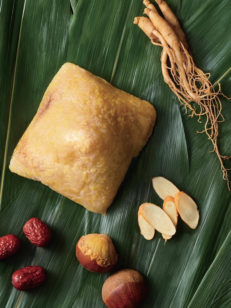 全新推出的韓式人蔘雞粽。