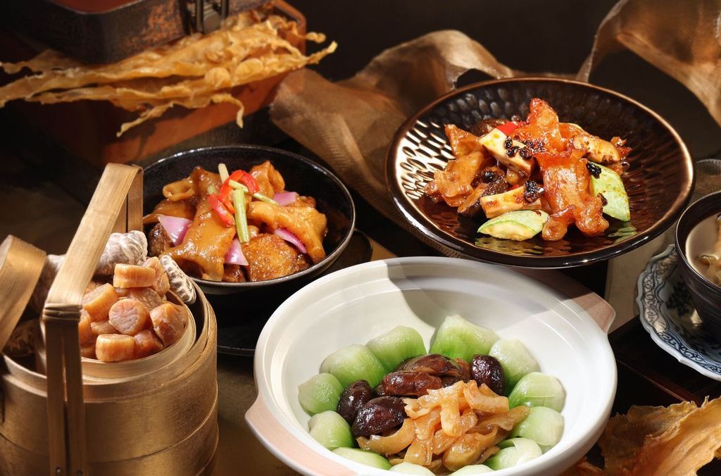 滋補花膠主題自助餐。