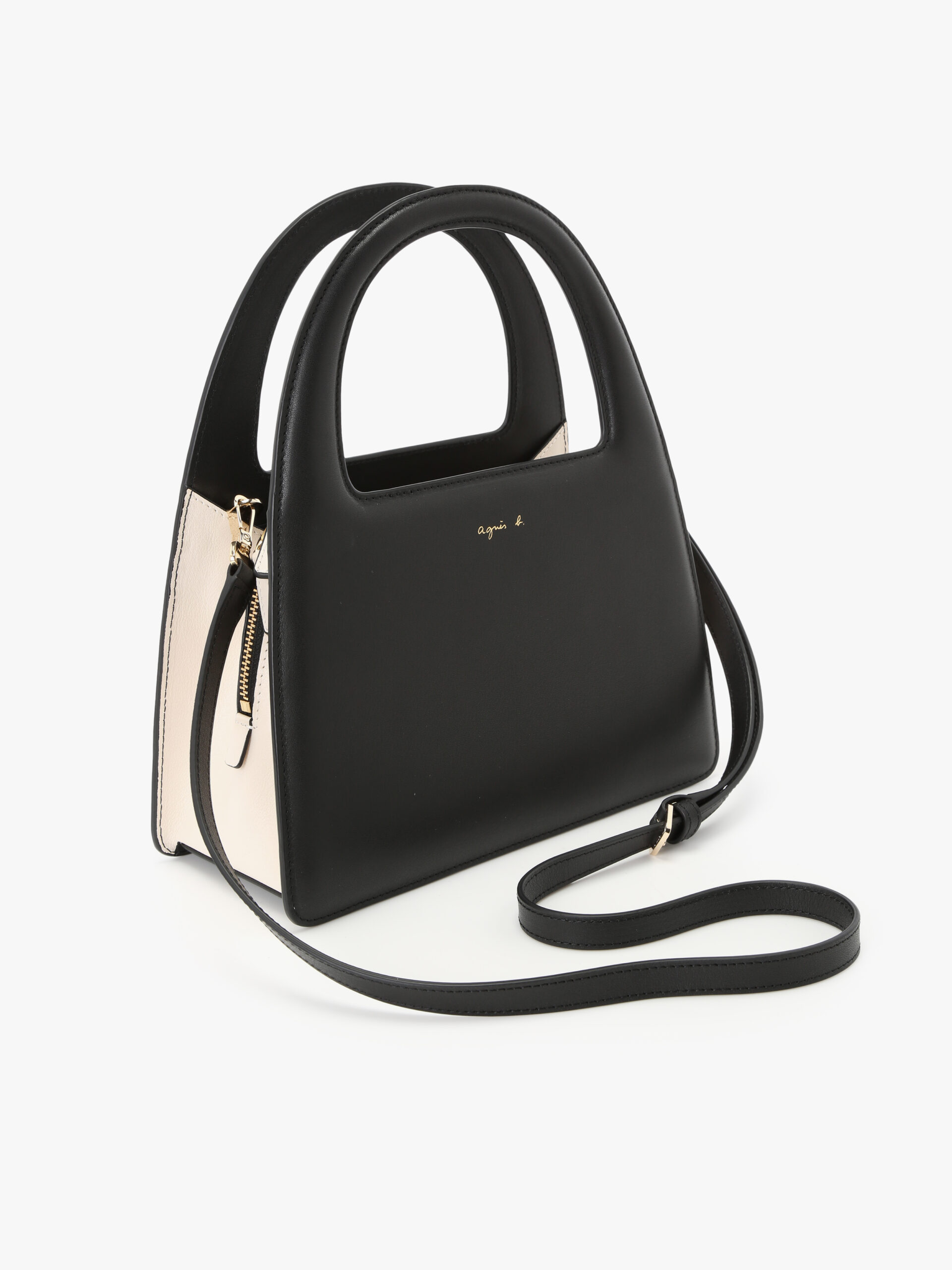 Voyage 兩用拼色皮革手提袋