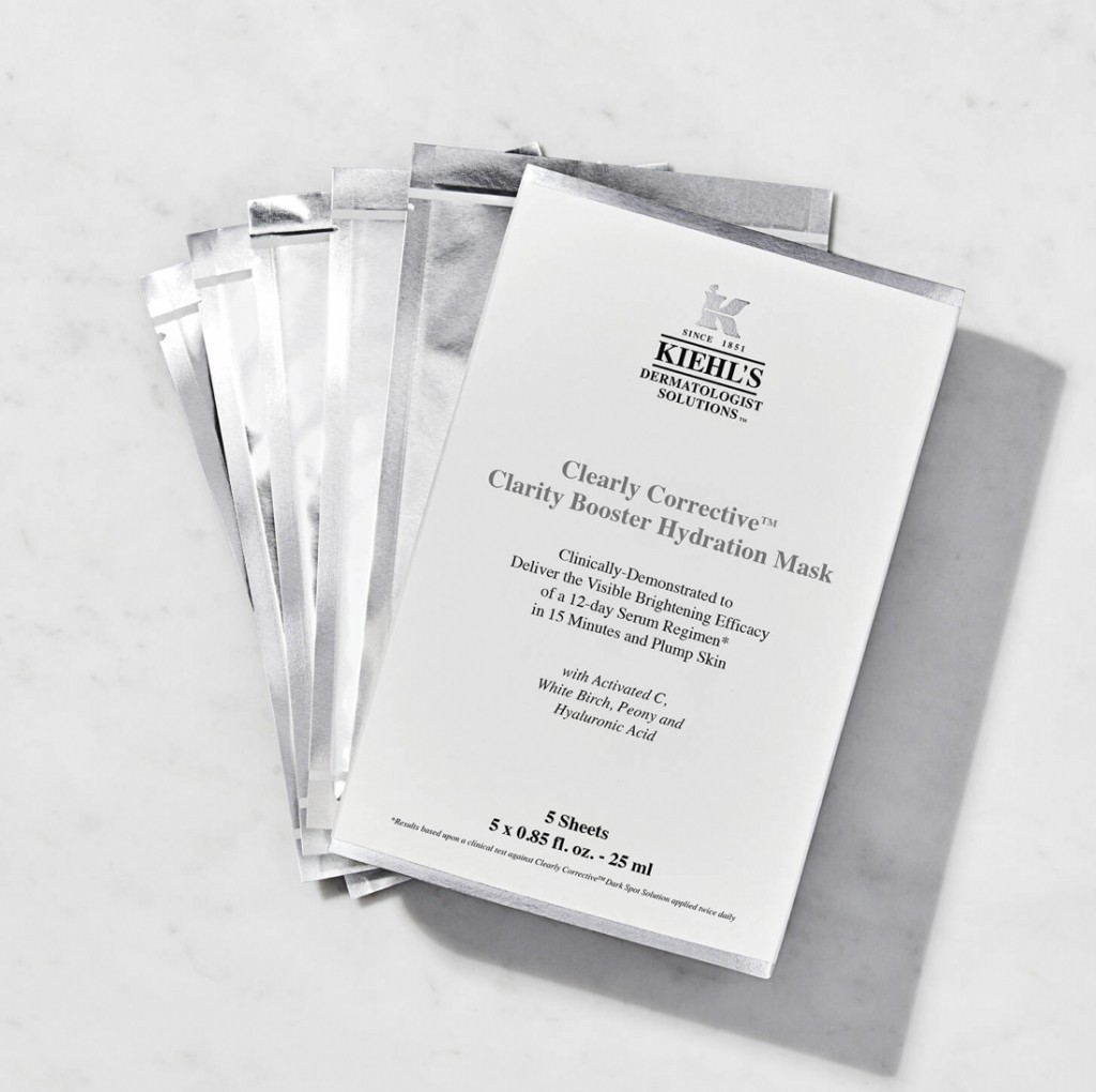 KIEHL’S Clearly Corrective White Hydrating & Clarifying Treatment Masque HK$400/5片
