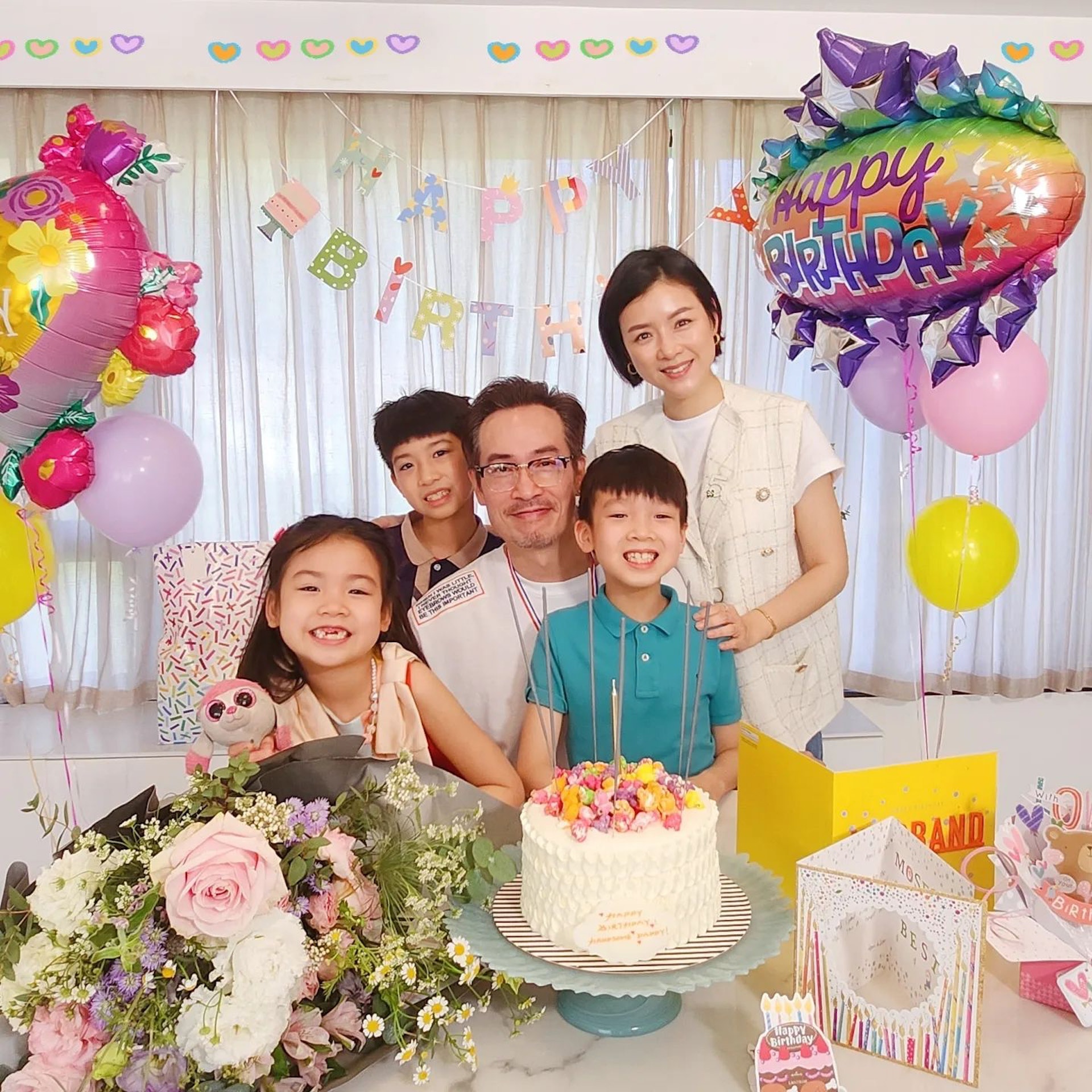 陳茵媺不時分享家庭幸福照。