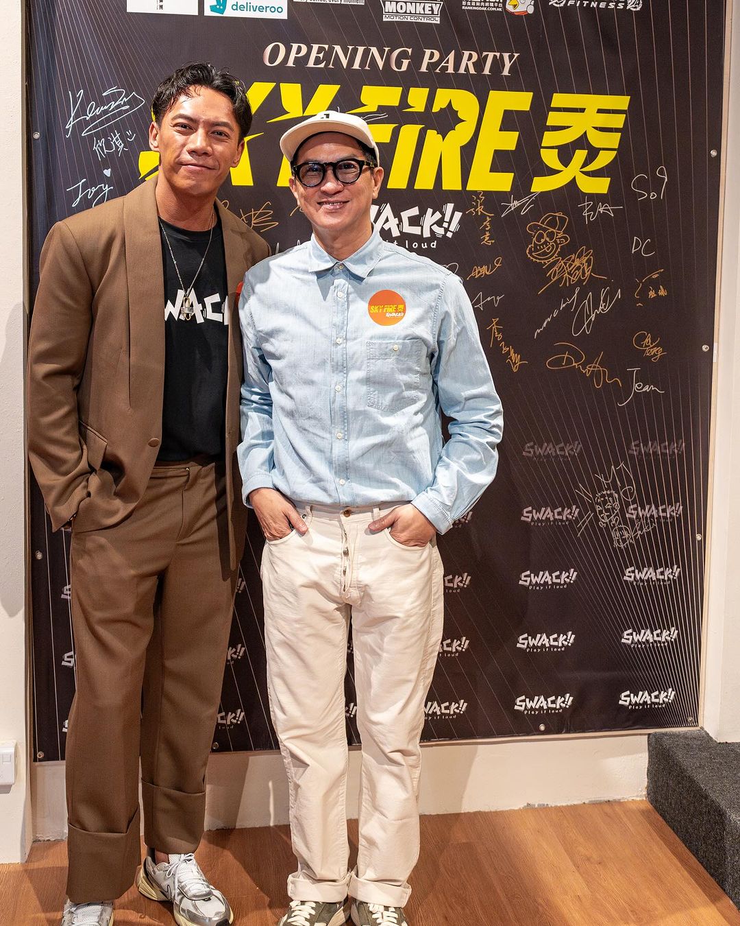 曾與張文傑合作過《使徒行者2》的張家輝也有現身支持。