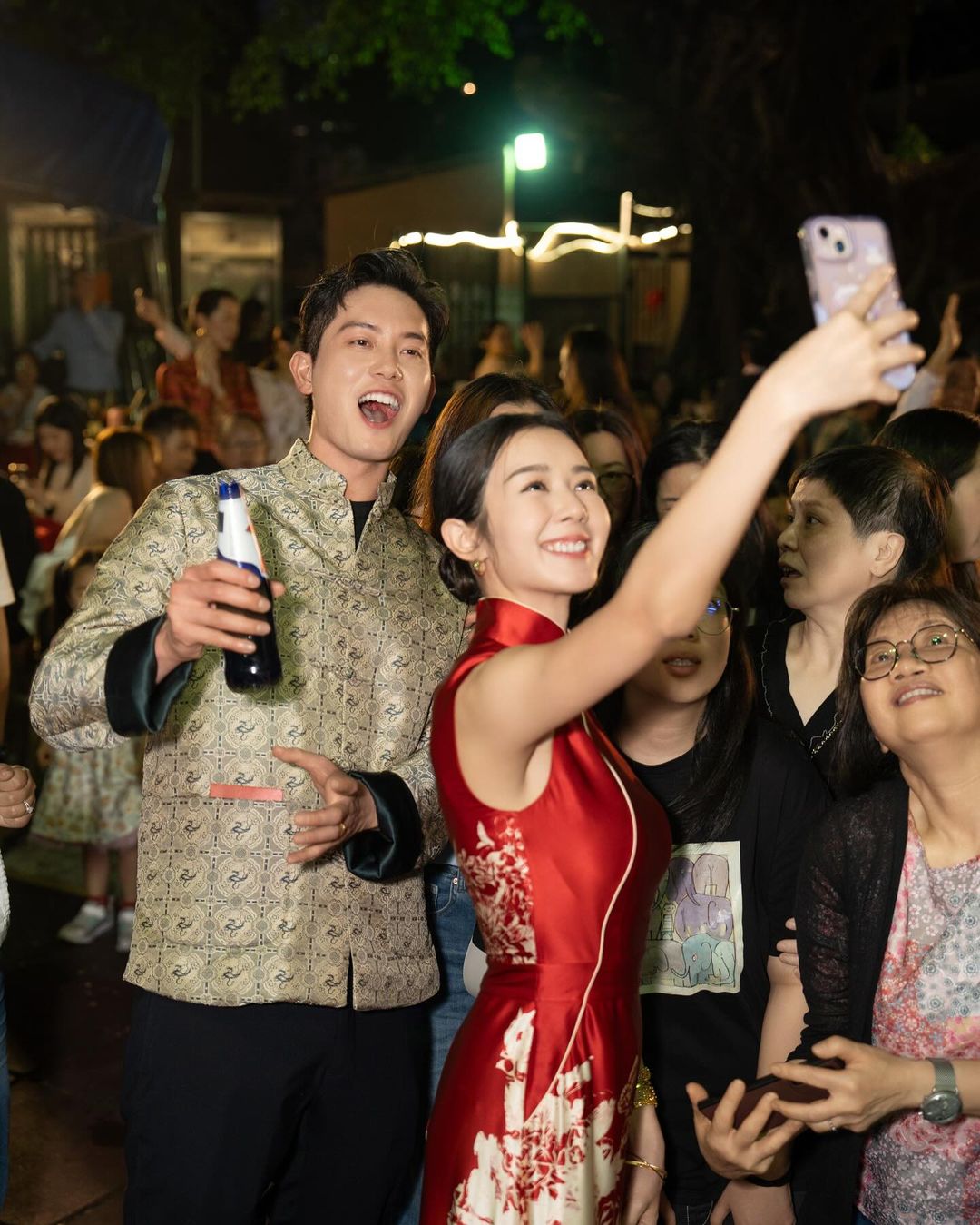 麥明詩第一場是以「老爺奶奶」為主角的盆菜宴,當日跟足圍村傳統。