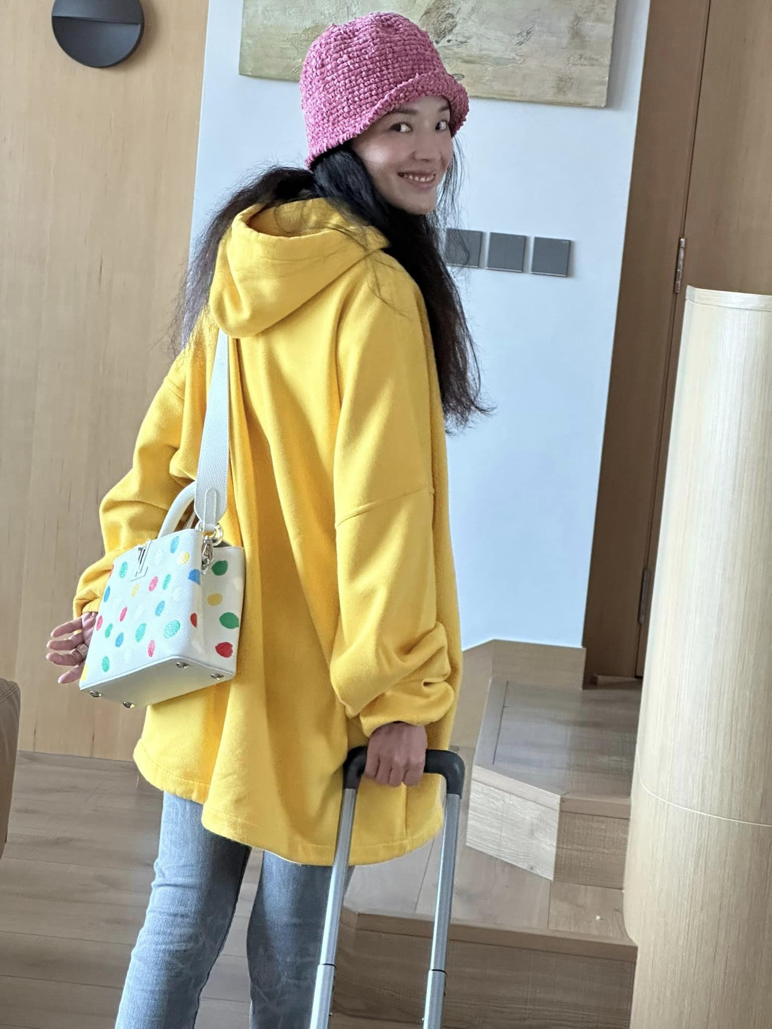 舒淇會堅持能站就不要坐、能走就不要站着的原則。