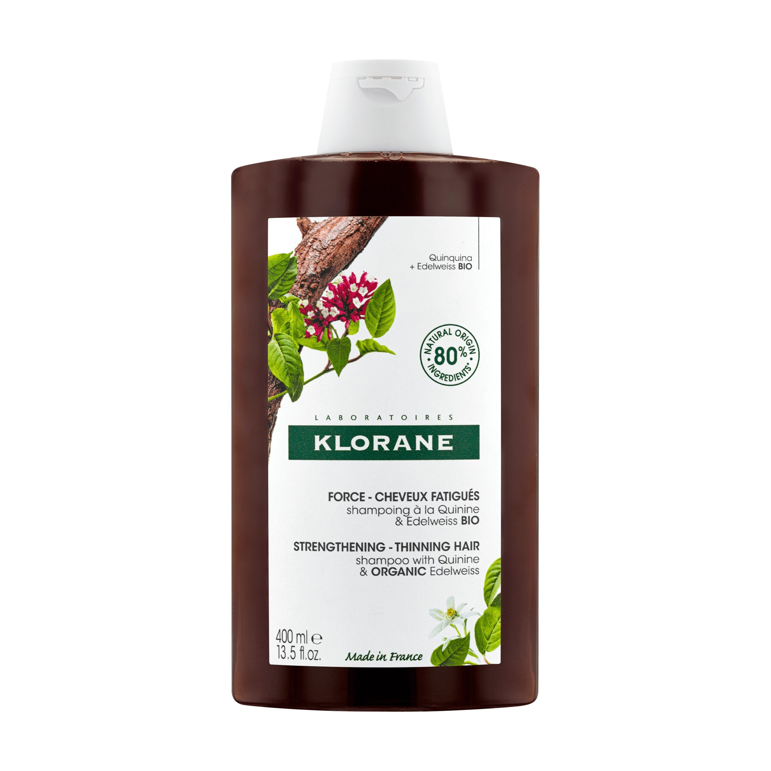 KLORANE金雞納及有機雪絨花防脫髮洗髮水 HK$185/400ml