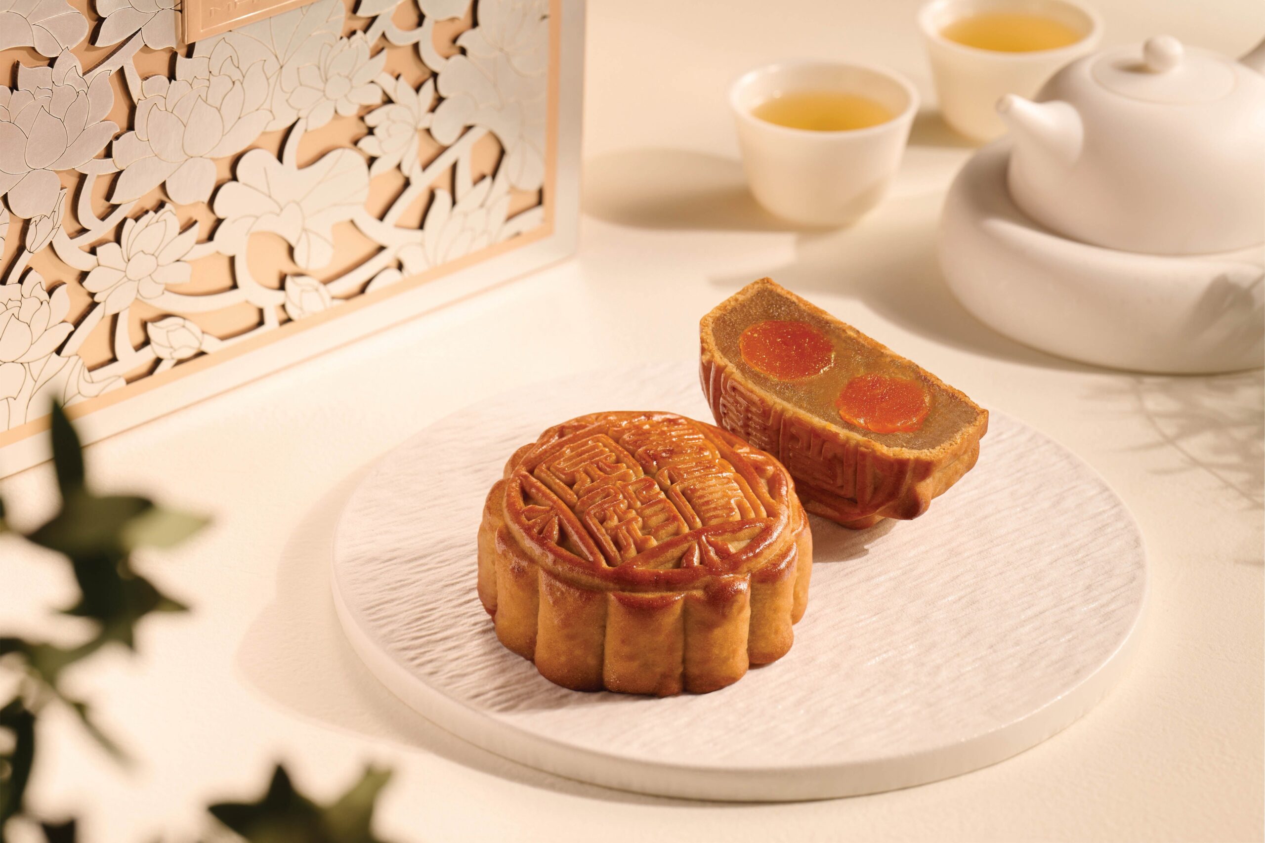 雙黃薑汁白蓮蓉月餅。