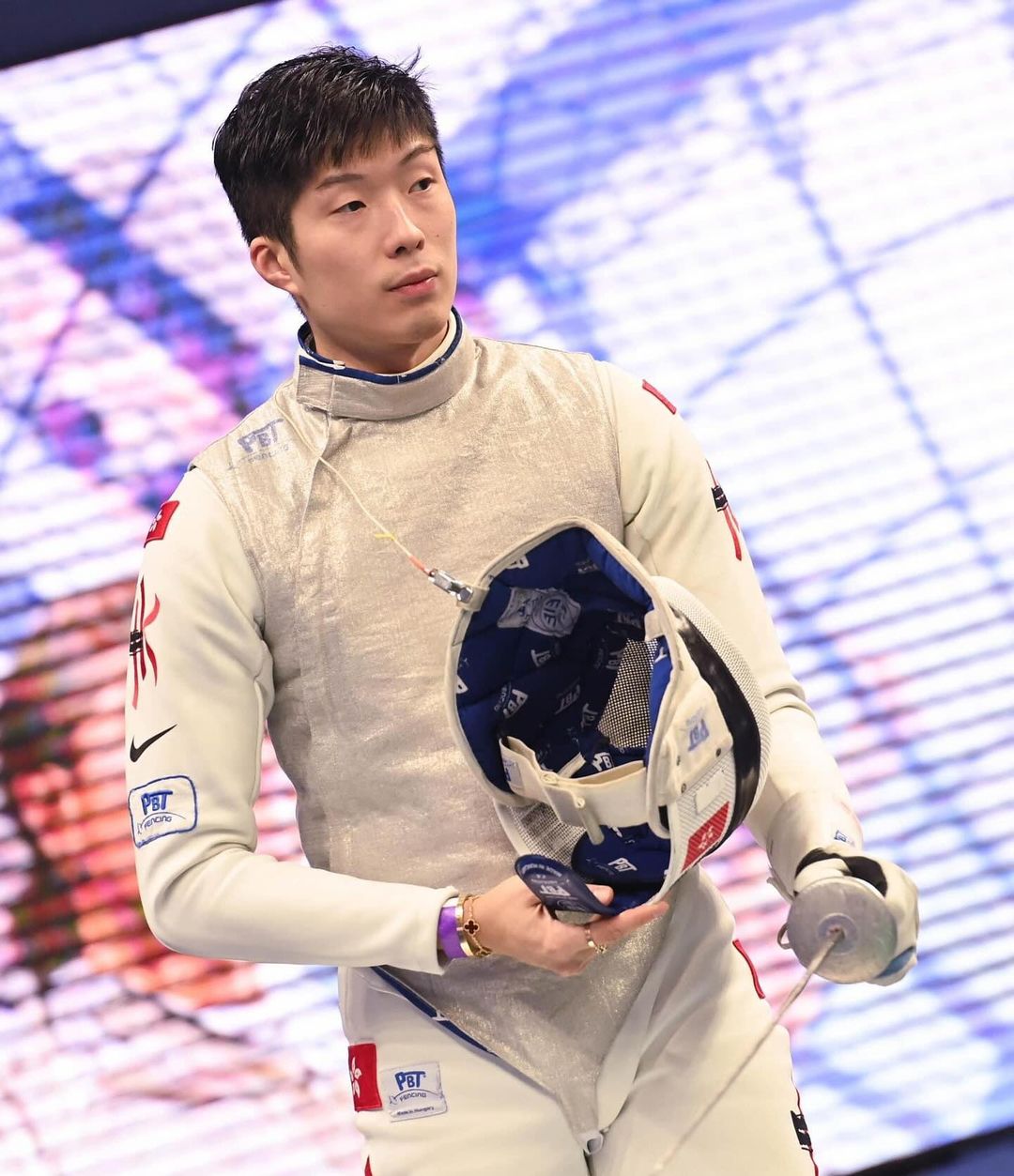 運動世家出身的張家朗,父母都是籃球運動員。