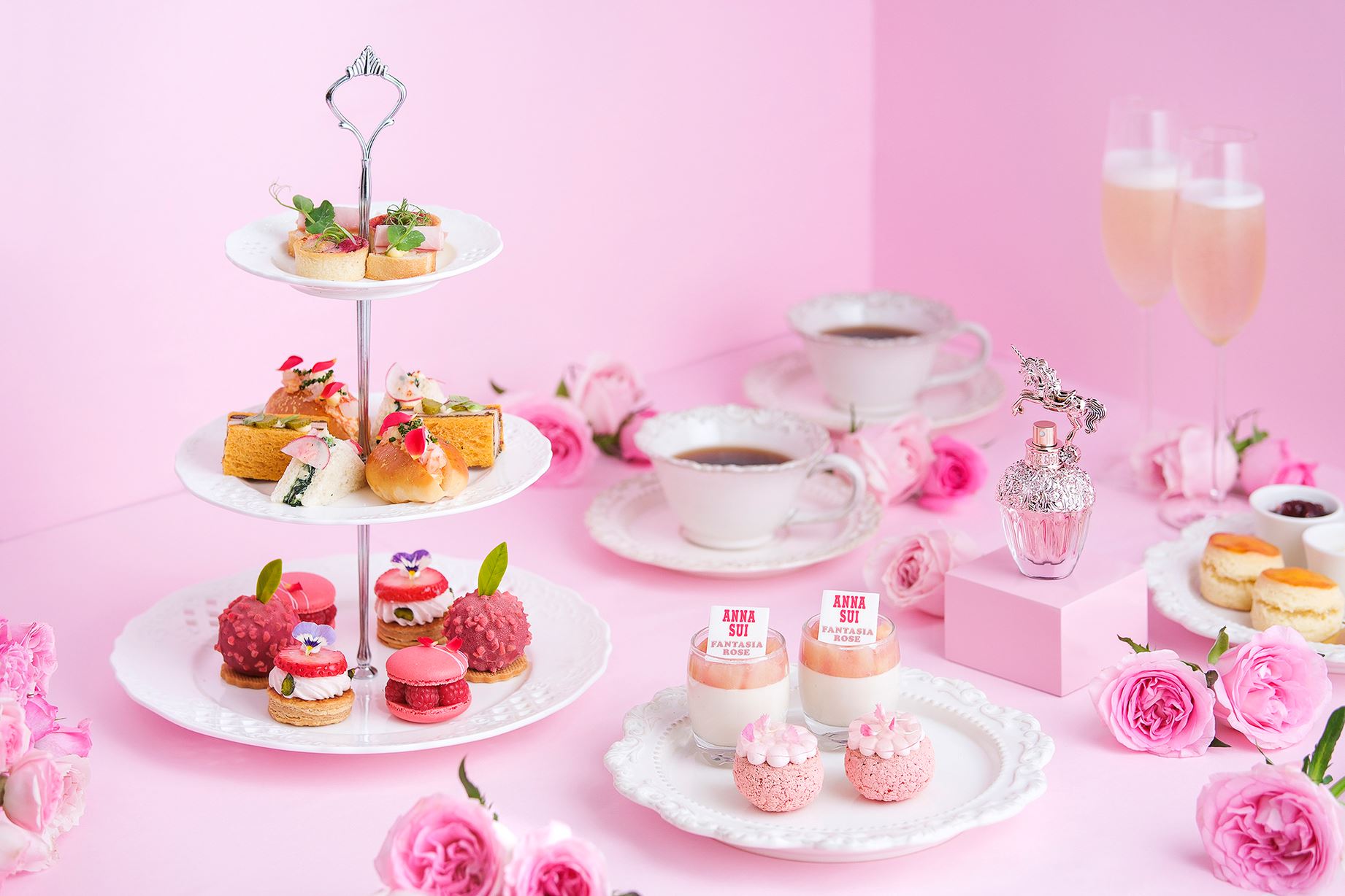 香港喜來登酒店 X ANNA SUI -「夢幻玫瑰粉紅下午茶」