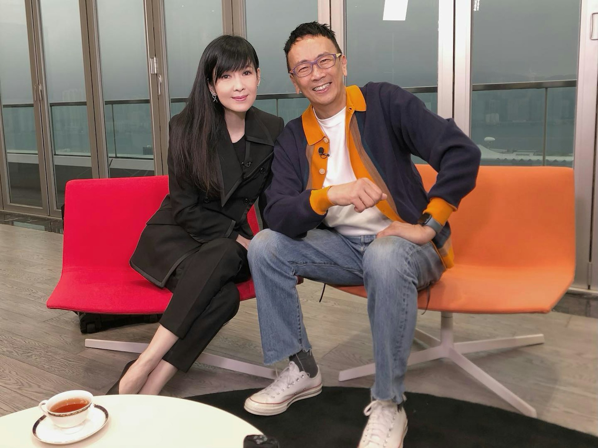 周慧敏近日受邀上鄭丹瑞YouTube Channel《健康‧旦》節目做嘉賓。