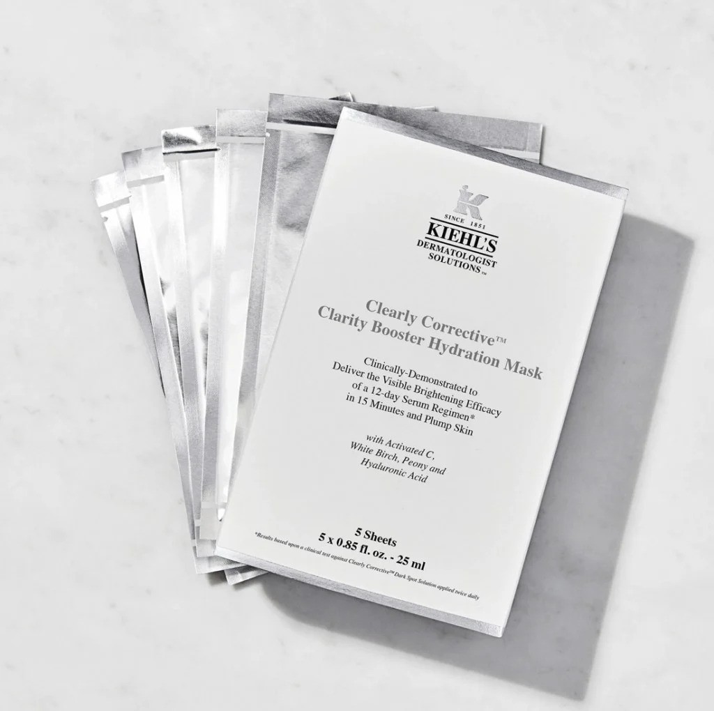 KIEHL’S Clearly Corrective White Hydrating & Clarifying Treatment Masque HK$400/5片