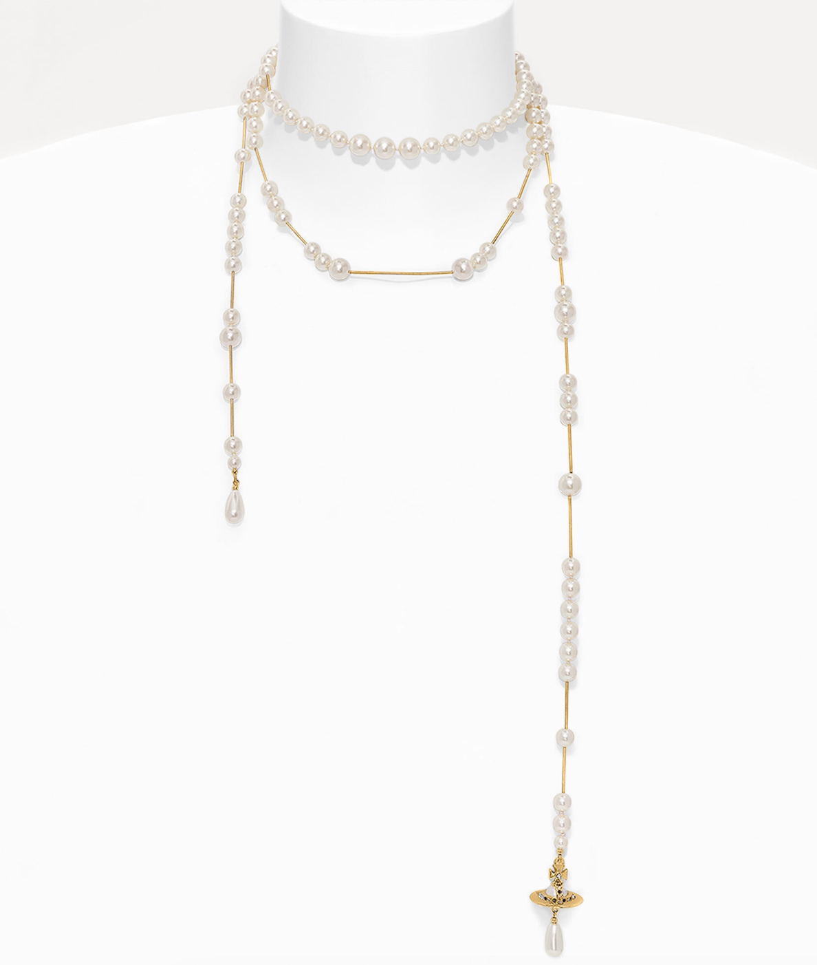 Vivienne Westwood Broken Pearl Necklace 約HK$5282