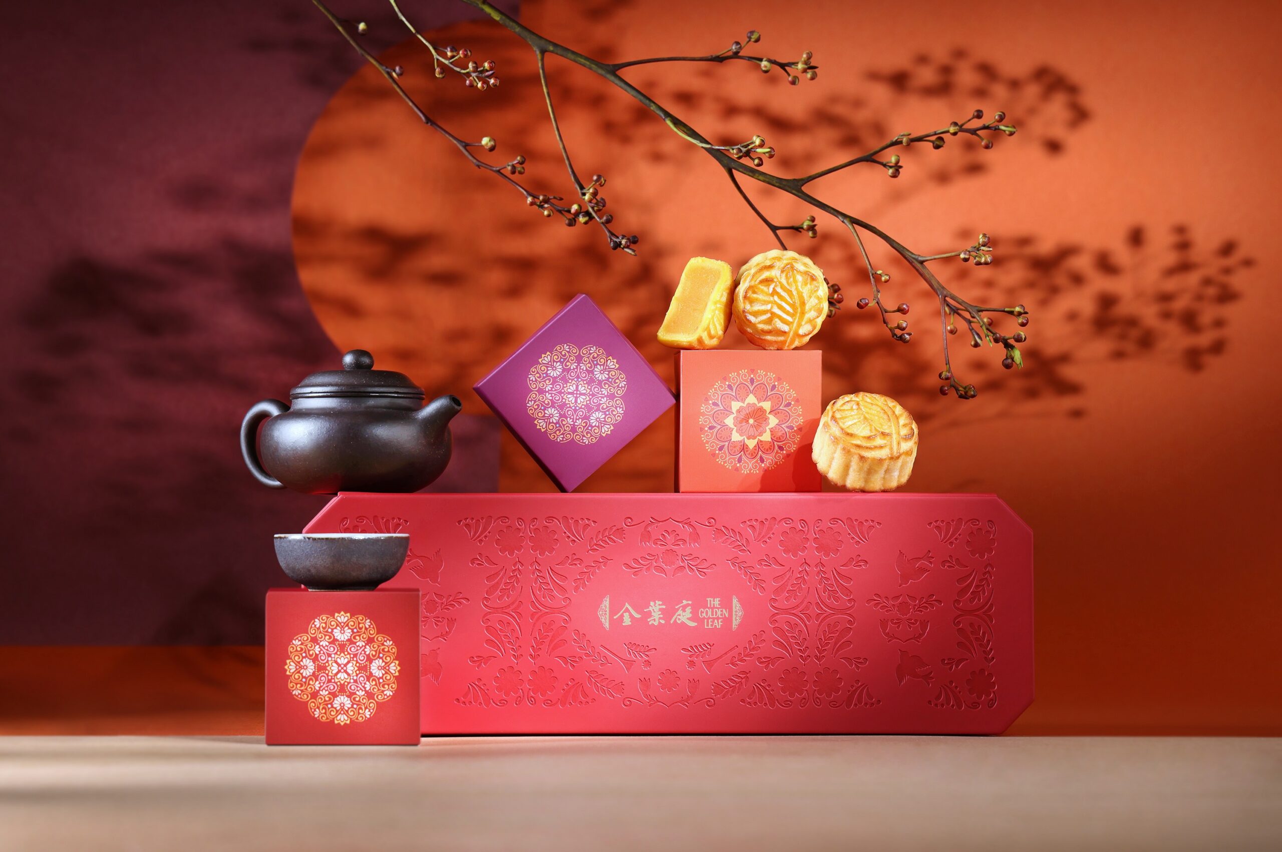 迷你奶黃月餅。