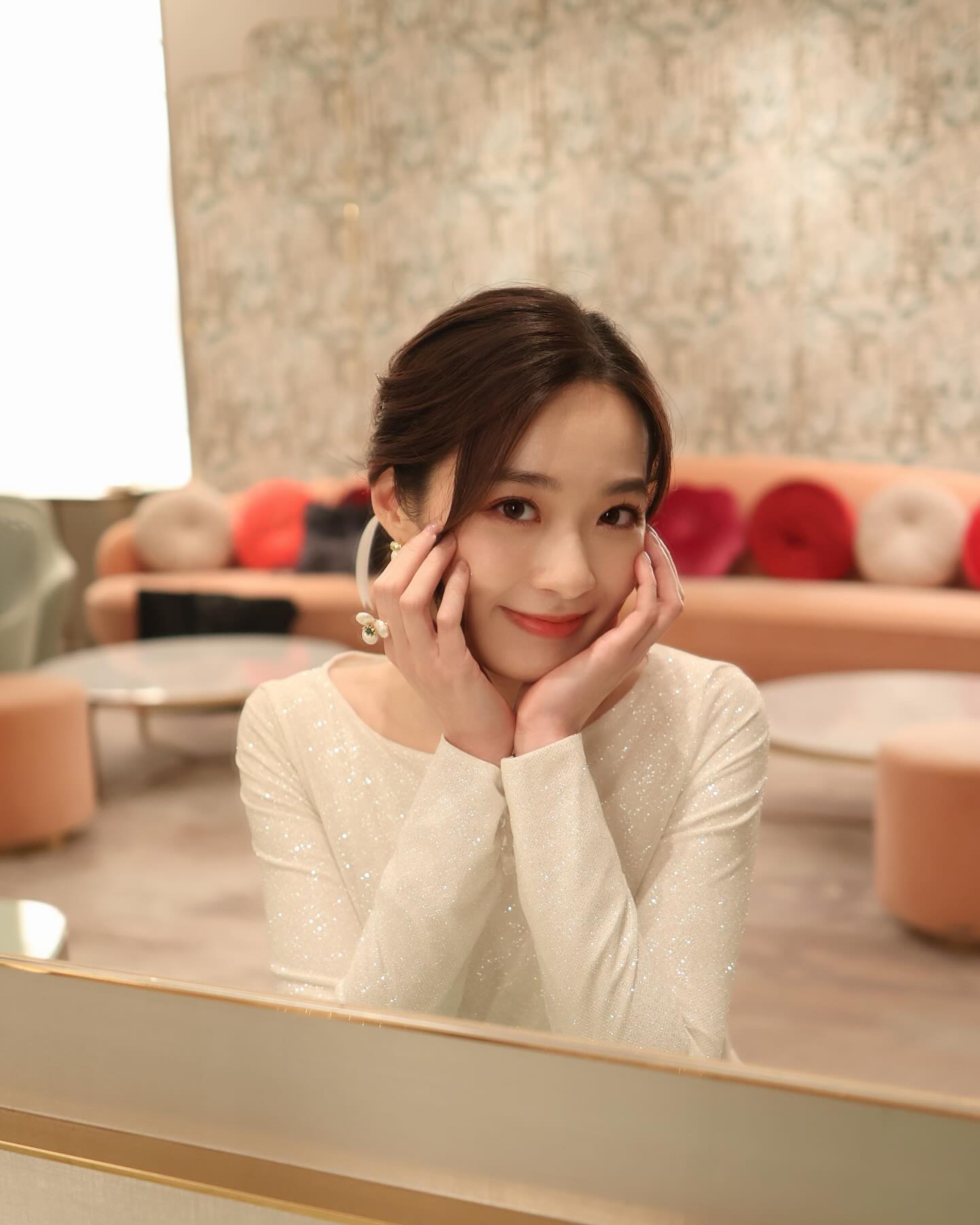 蔡潔極力否認有人追。