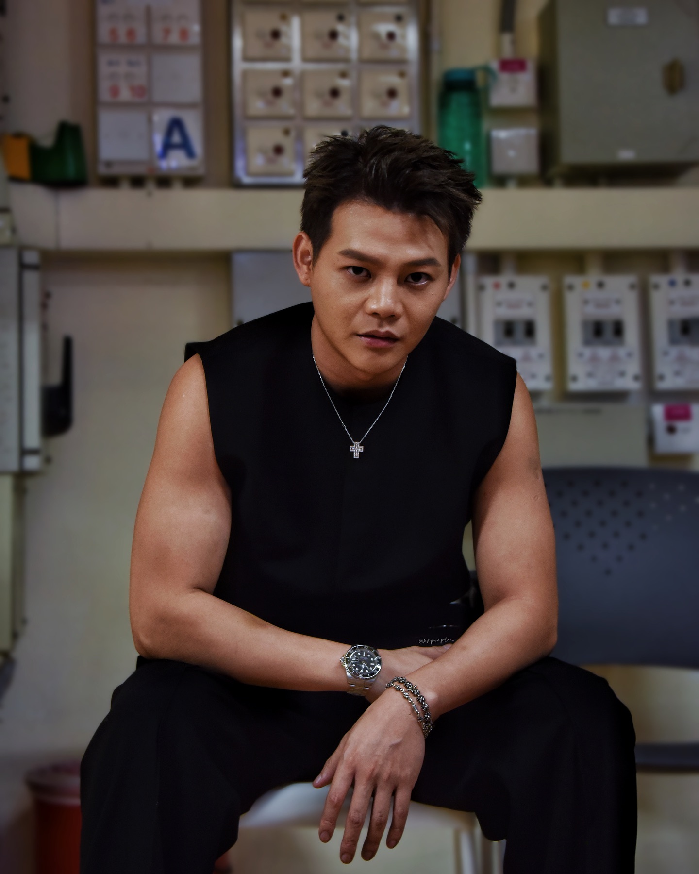 保錡大方承認與菊梓喬「了解中」。