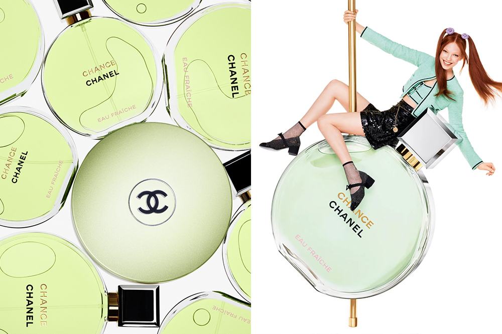 CHANCE EAU FRAÎCHE糅合了柑橘香、茉莉、柚木和琥珀的香氣，多層次的木質花香調活力十足。