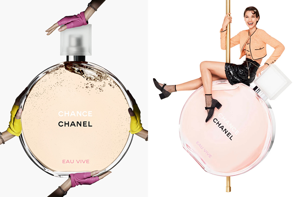 CHANCE EAU VIVE混合了辛辣花香調配搭葡萄柚與血橙果香調，加上尾雪松及鳶尾香，釋放出優雅氣質。