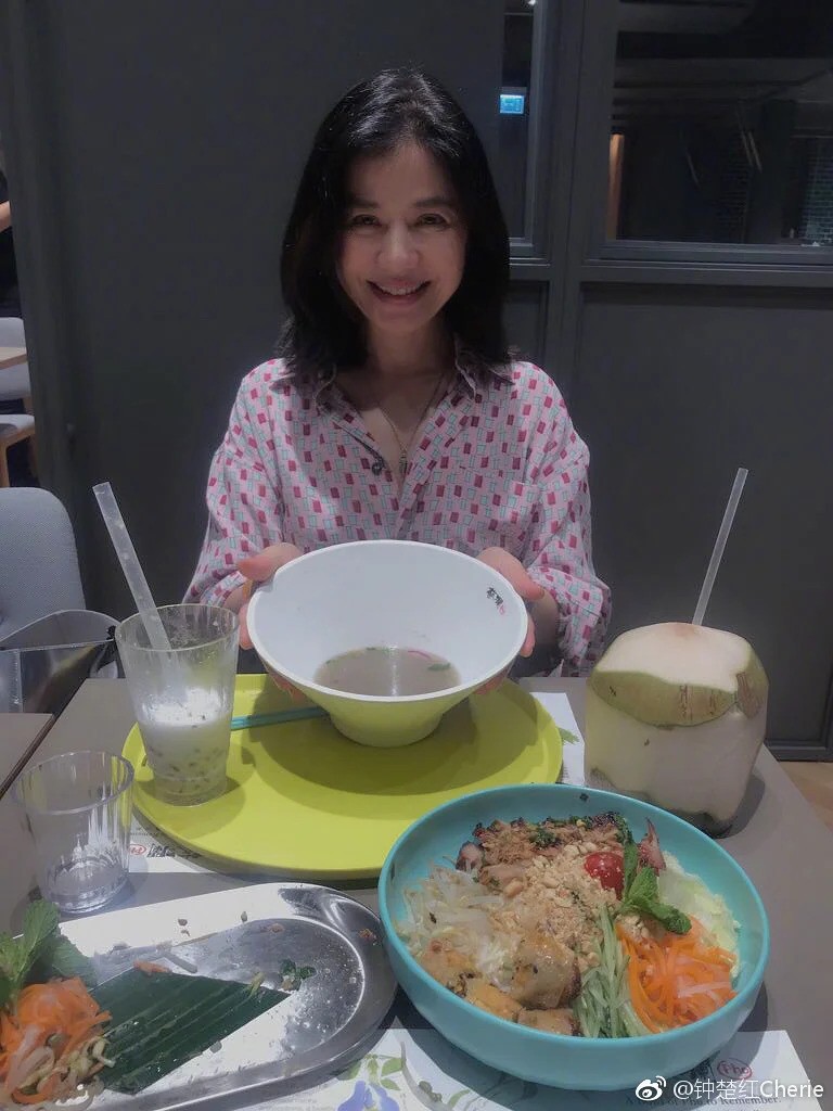 鍾楚紅每次只吃7分飽。